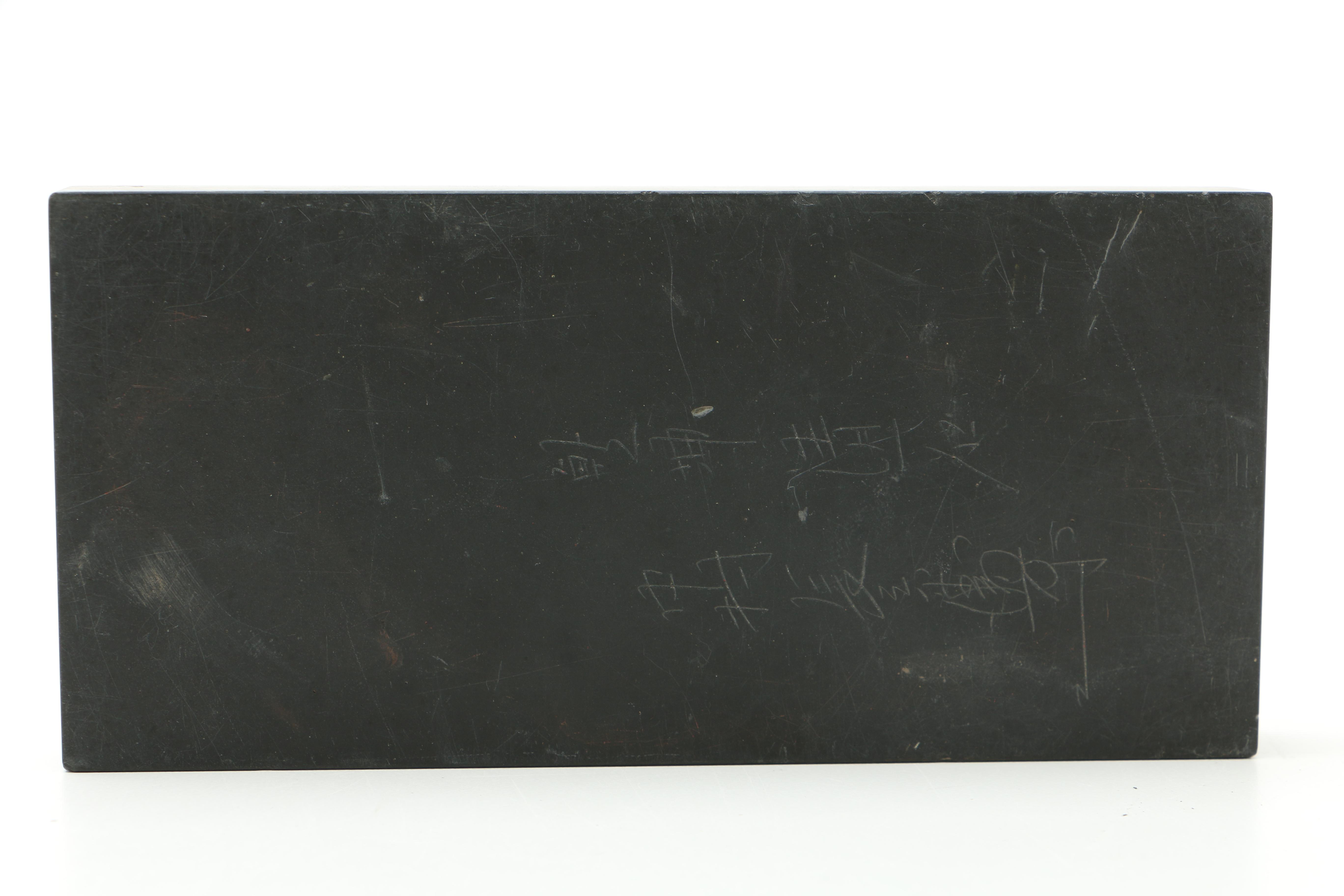 Antique Japanese Bronze Calligraphy Set