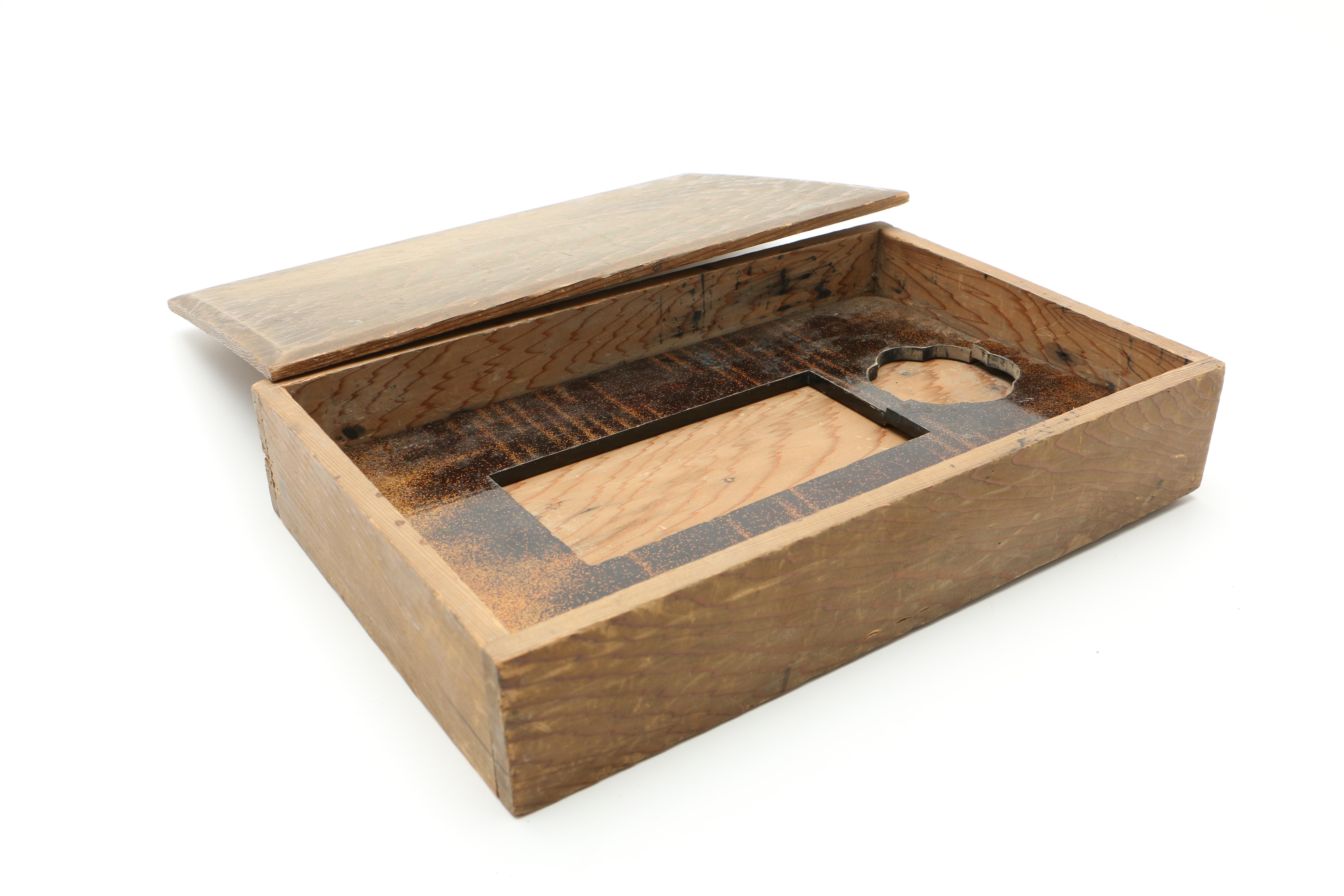 Antique Japanese Bronze Calligraphy Set