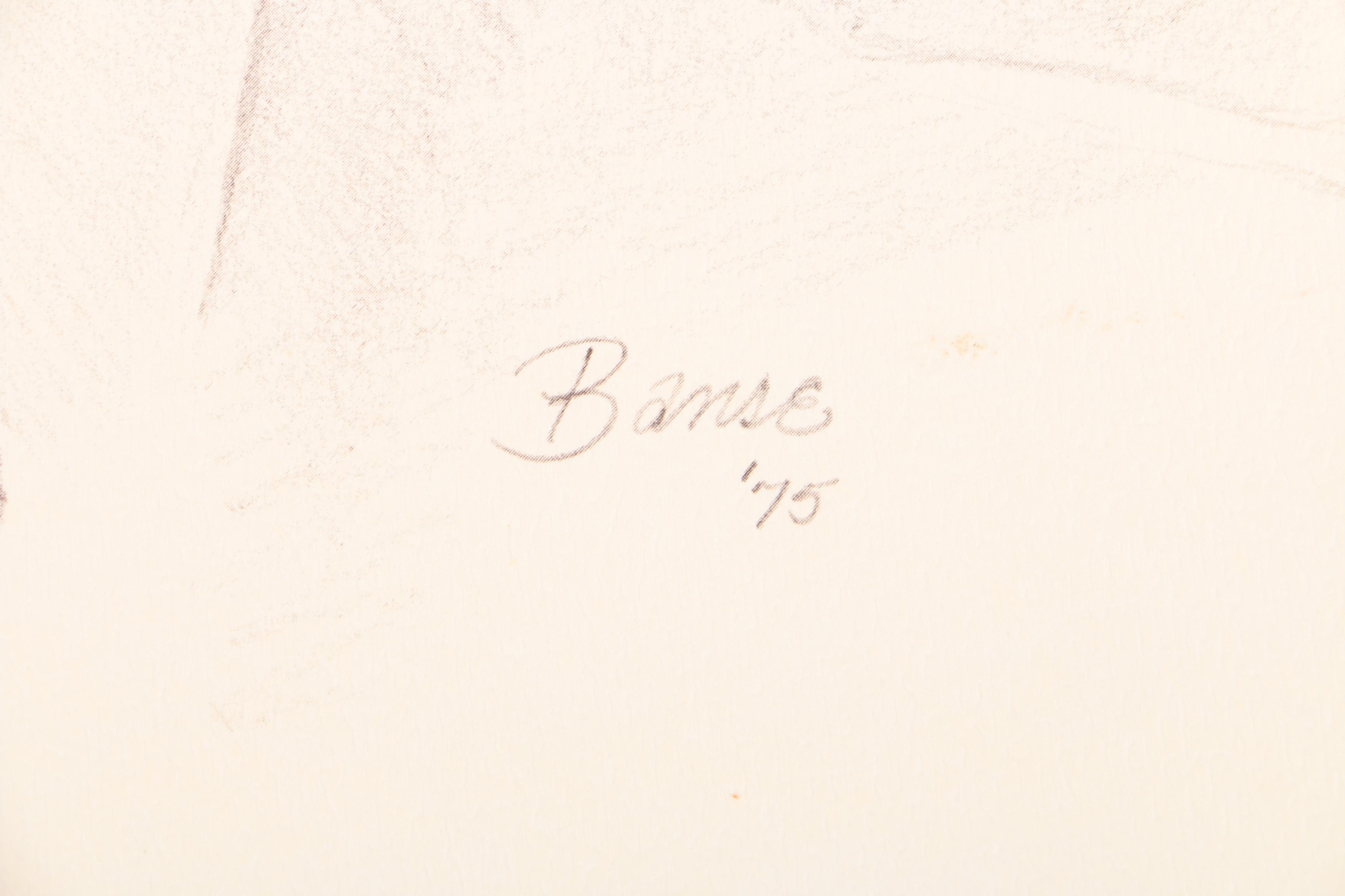 Vintage Half Tone Prints Drawings of Marilyn Monroe and Humphrey Bogart