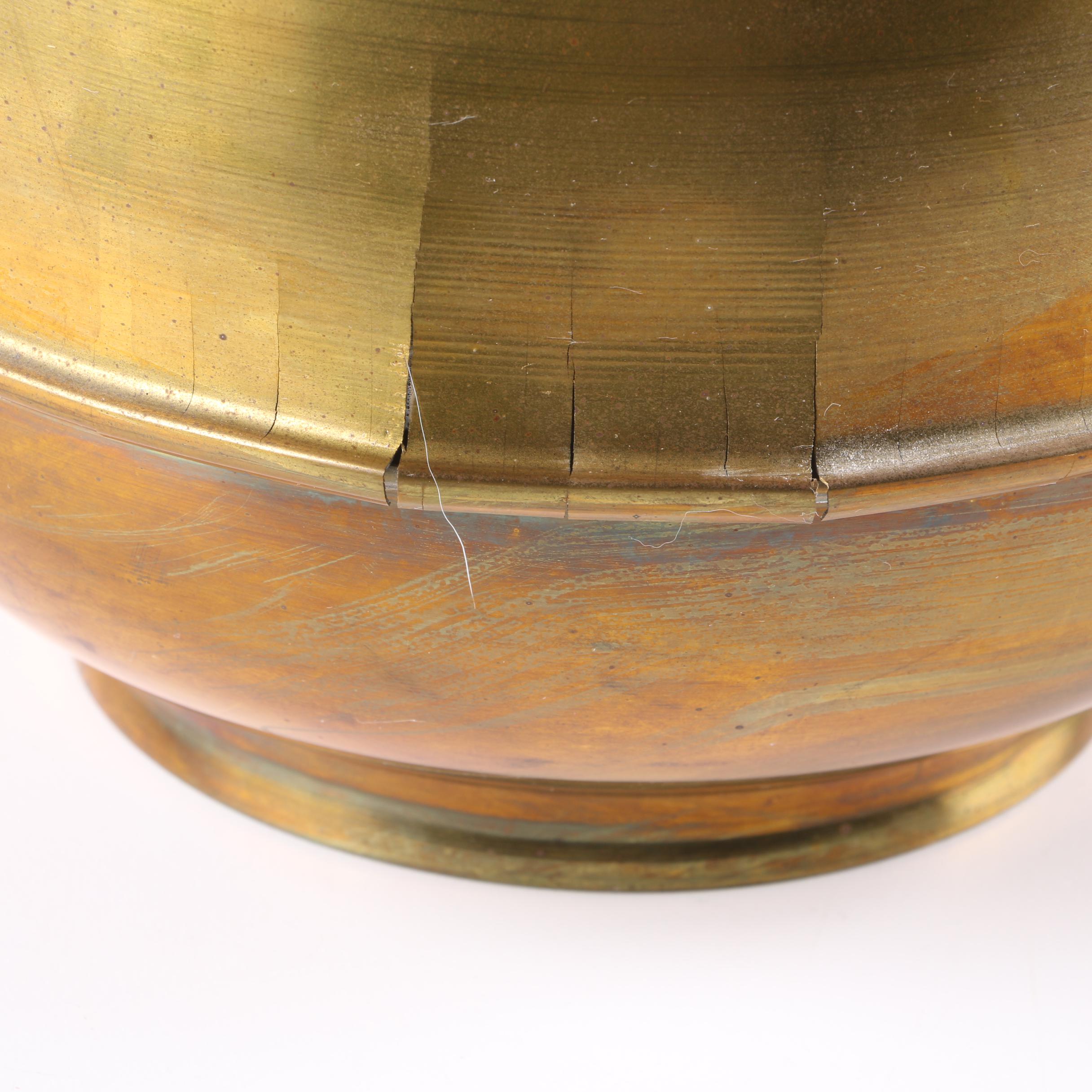 Union Pacific Railroad Brass Spittoon