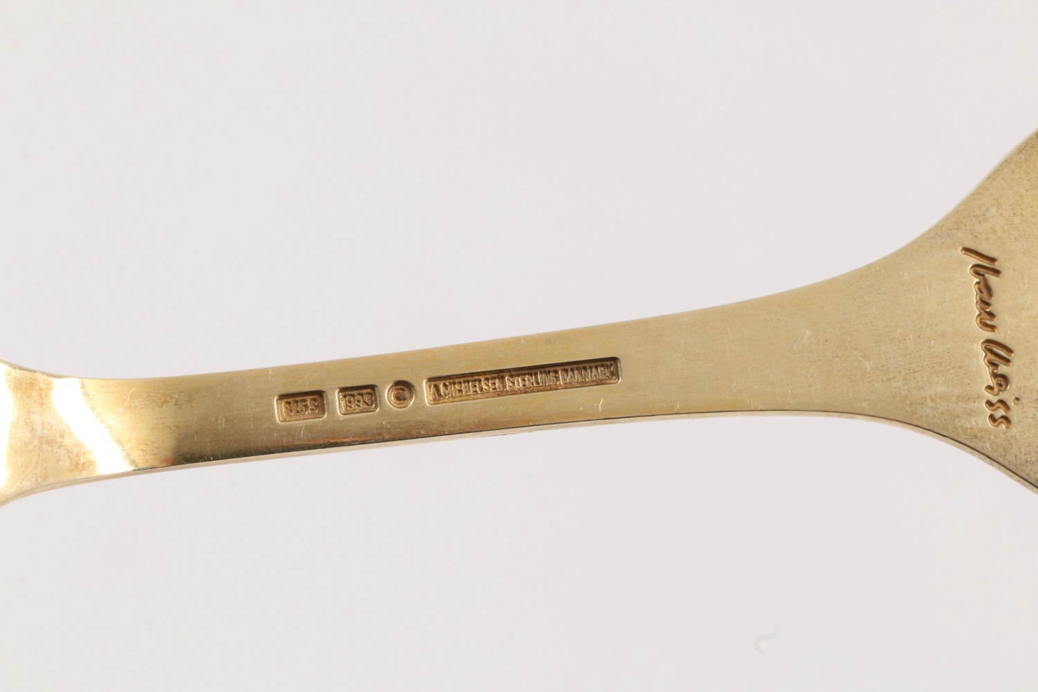 Collection of Anton Michelsen Gold-Plated Sterling Silver Christmas Spoons