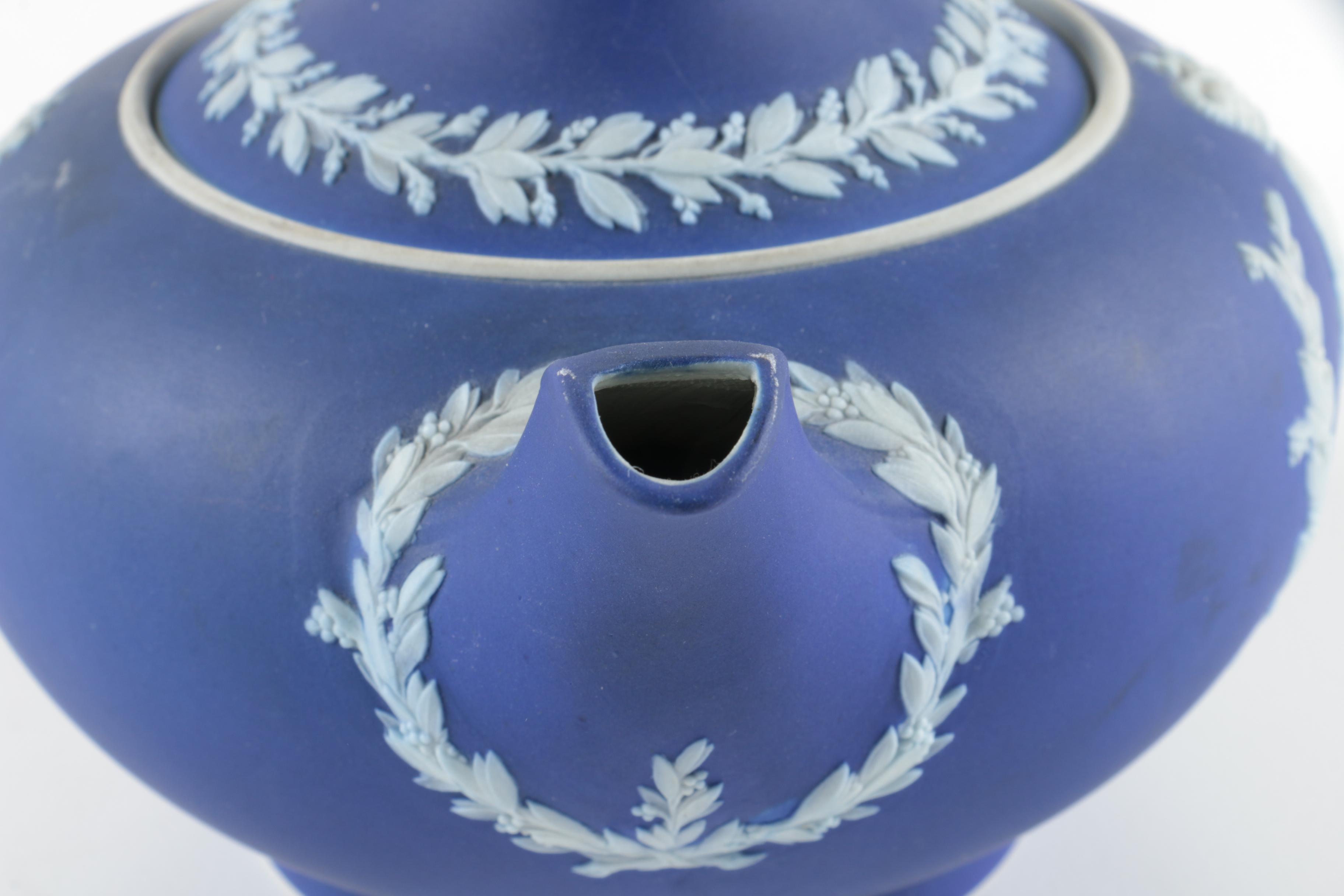 Vintage Wedgwood Jasperware Edward VIII Coronation Teapot