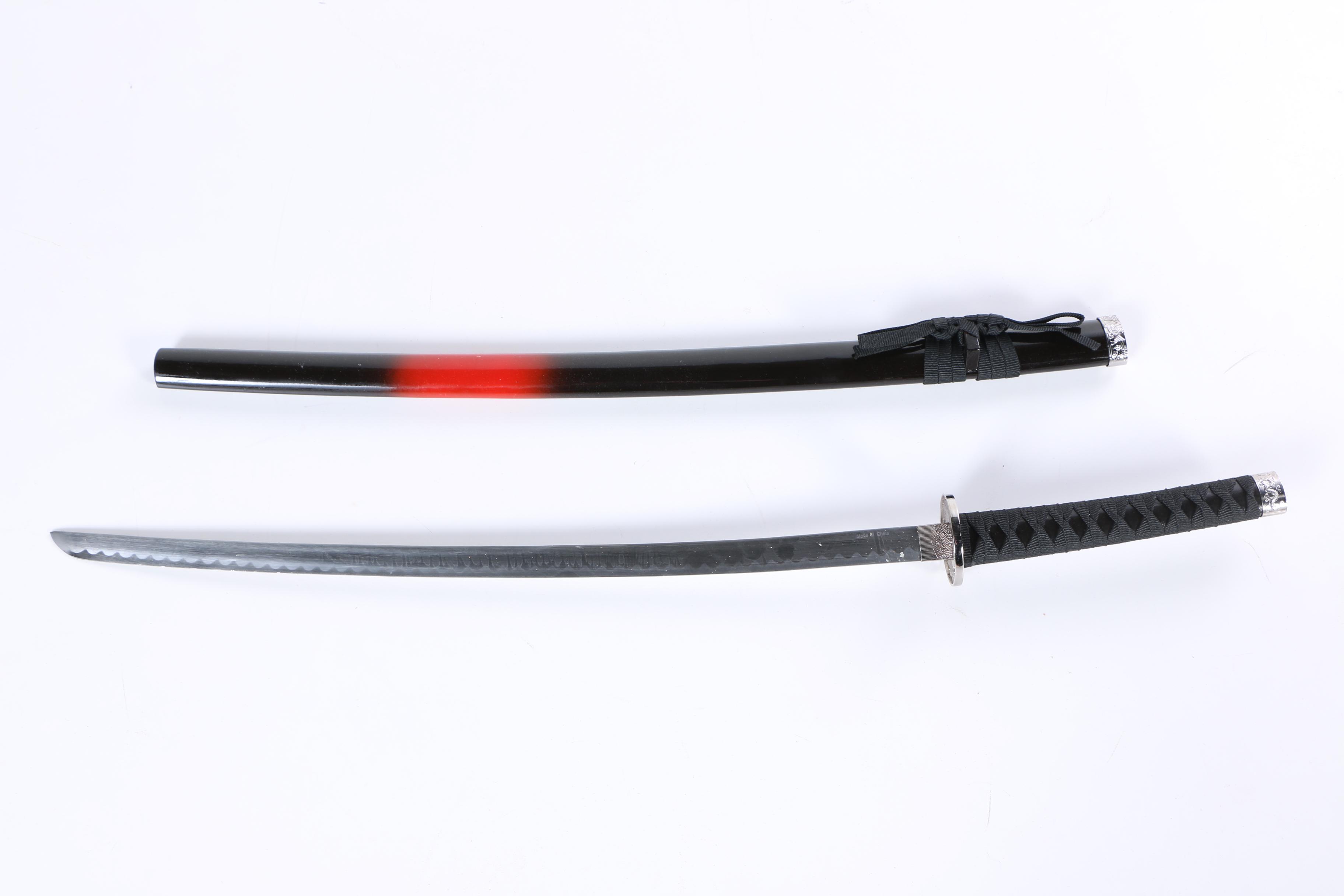 Decorative Katana with Stand by Earthbound Trading Company
