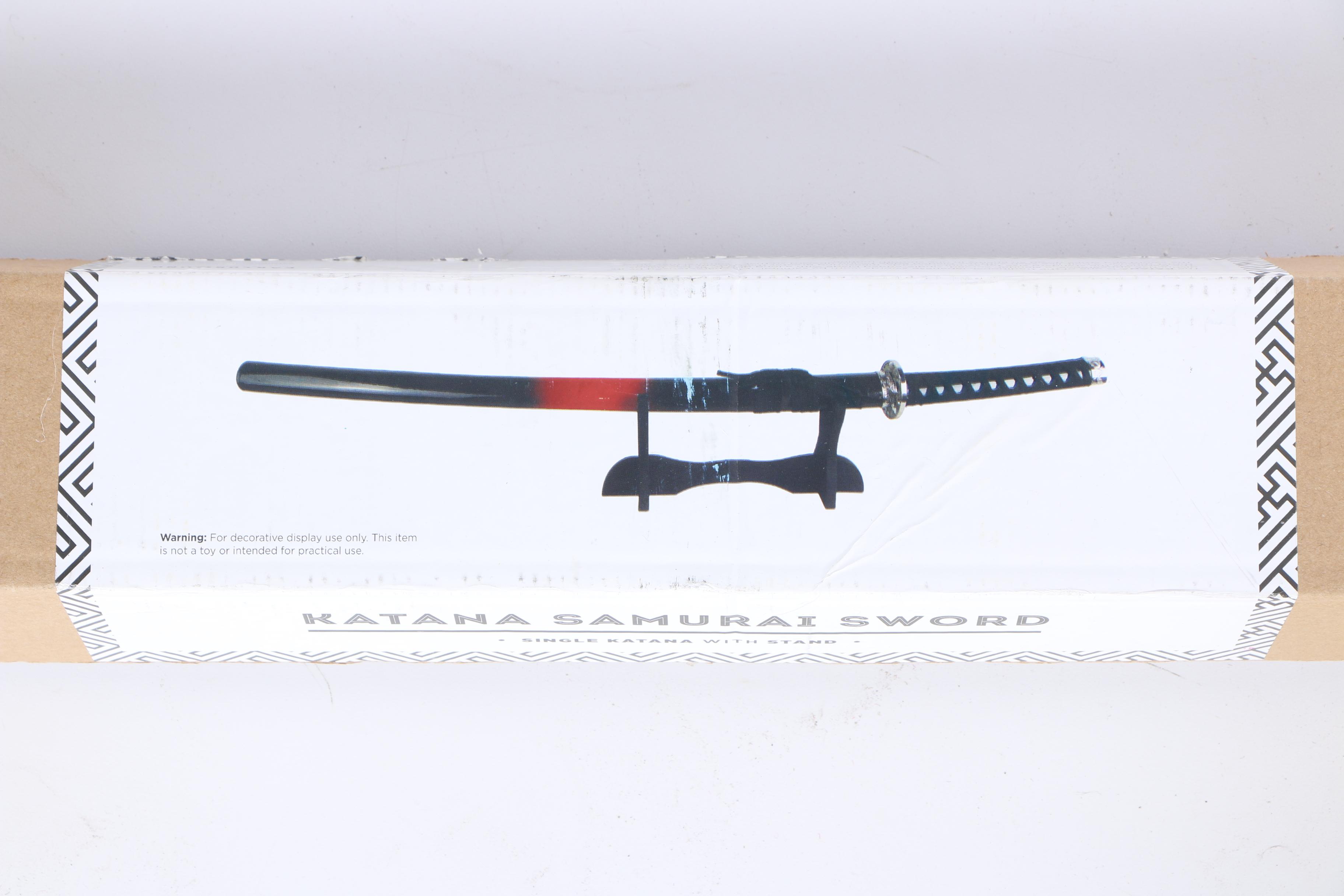 Decorative Katana with Stand by Earthbound Trading Company