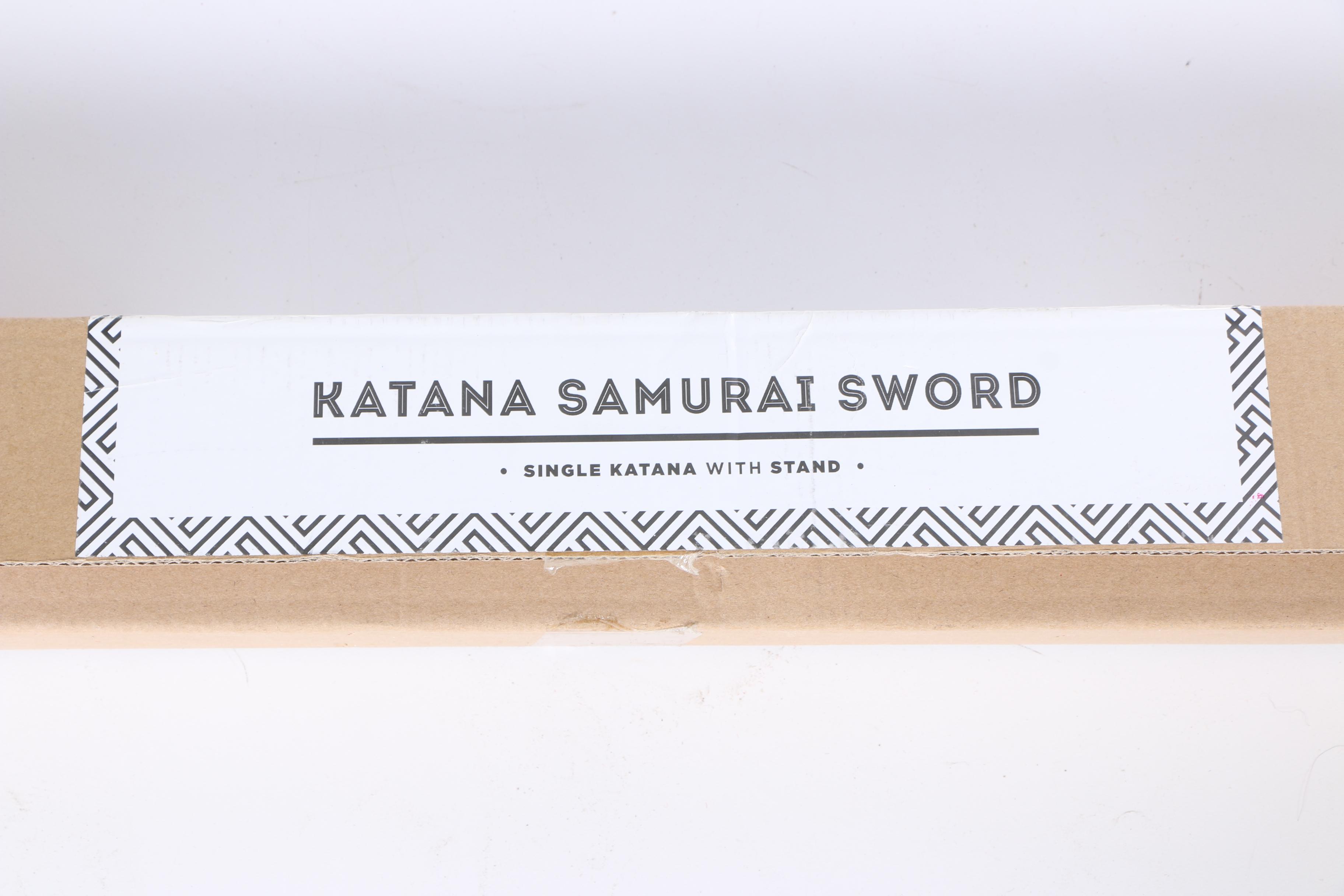 Decorative Katana with Stand by Earthbound Trading Company