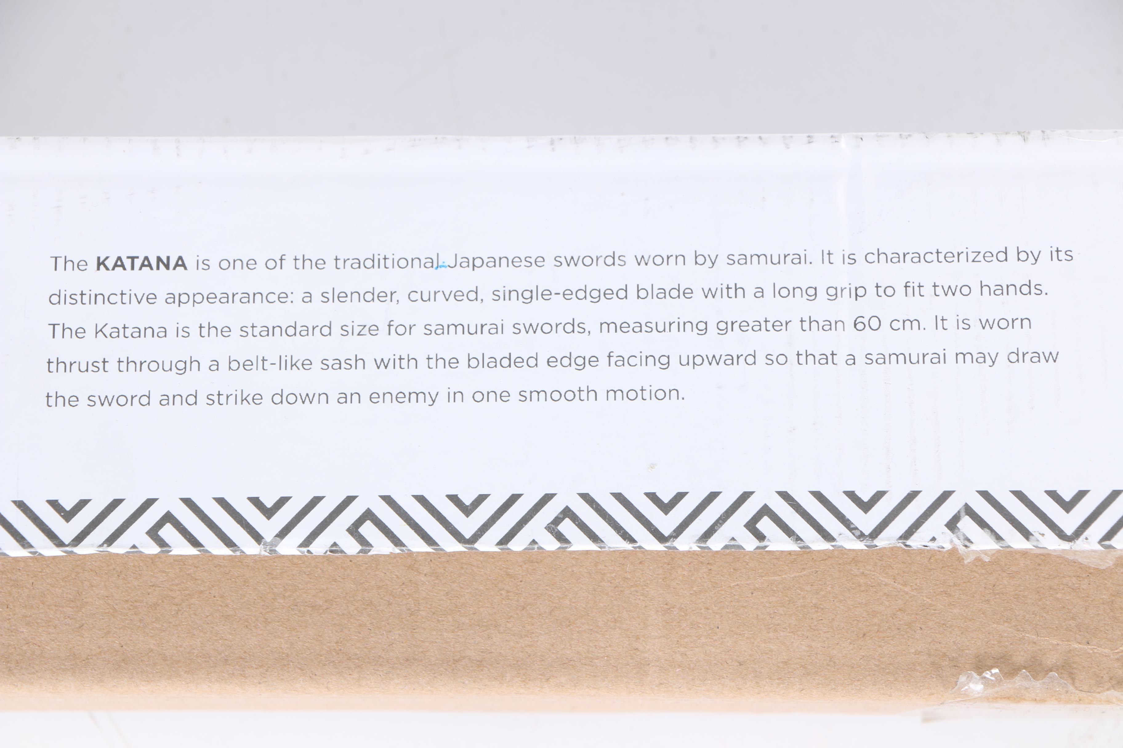 Decorative Katana with Stand by Earthbound Trading Company