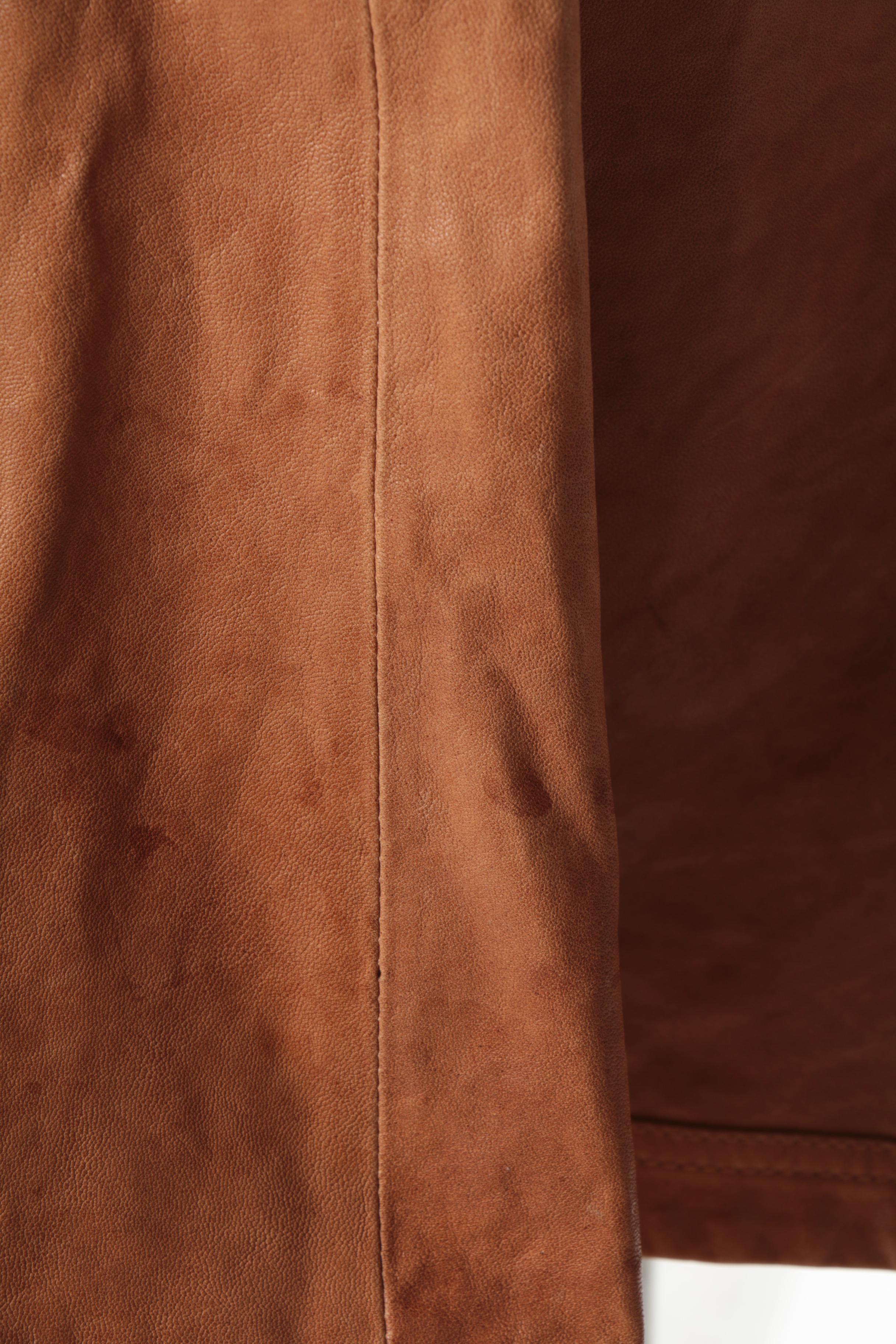 Diane von Furstenberg Leather Skirt