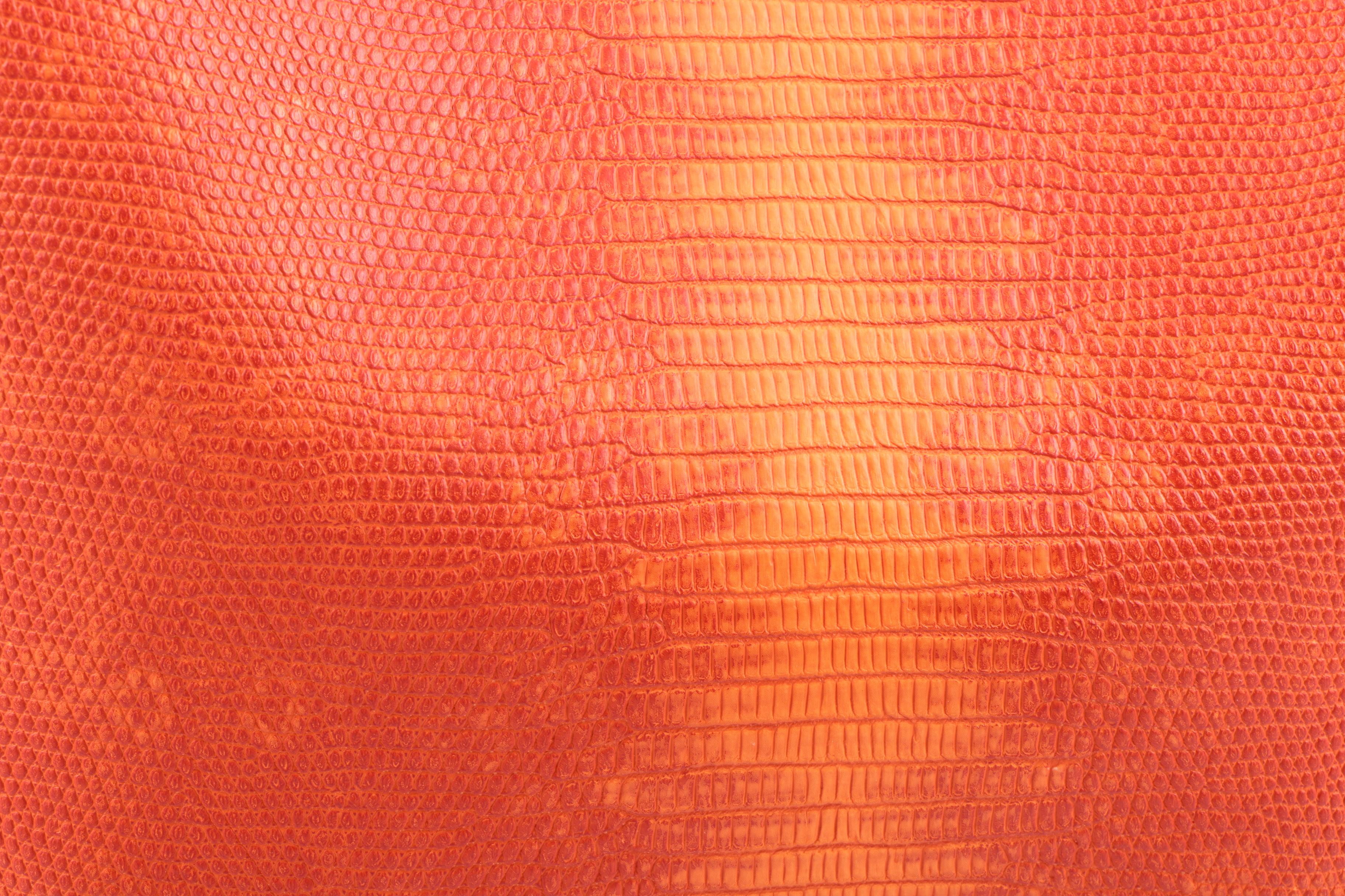 Christian Siriano Reptile Embossed Polyurethane Sabrina Tote