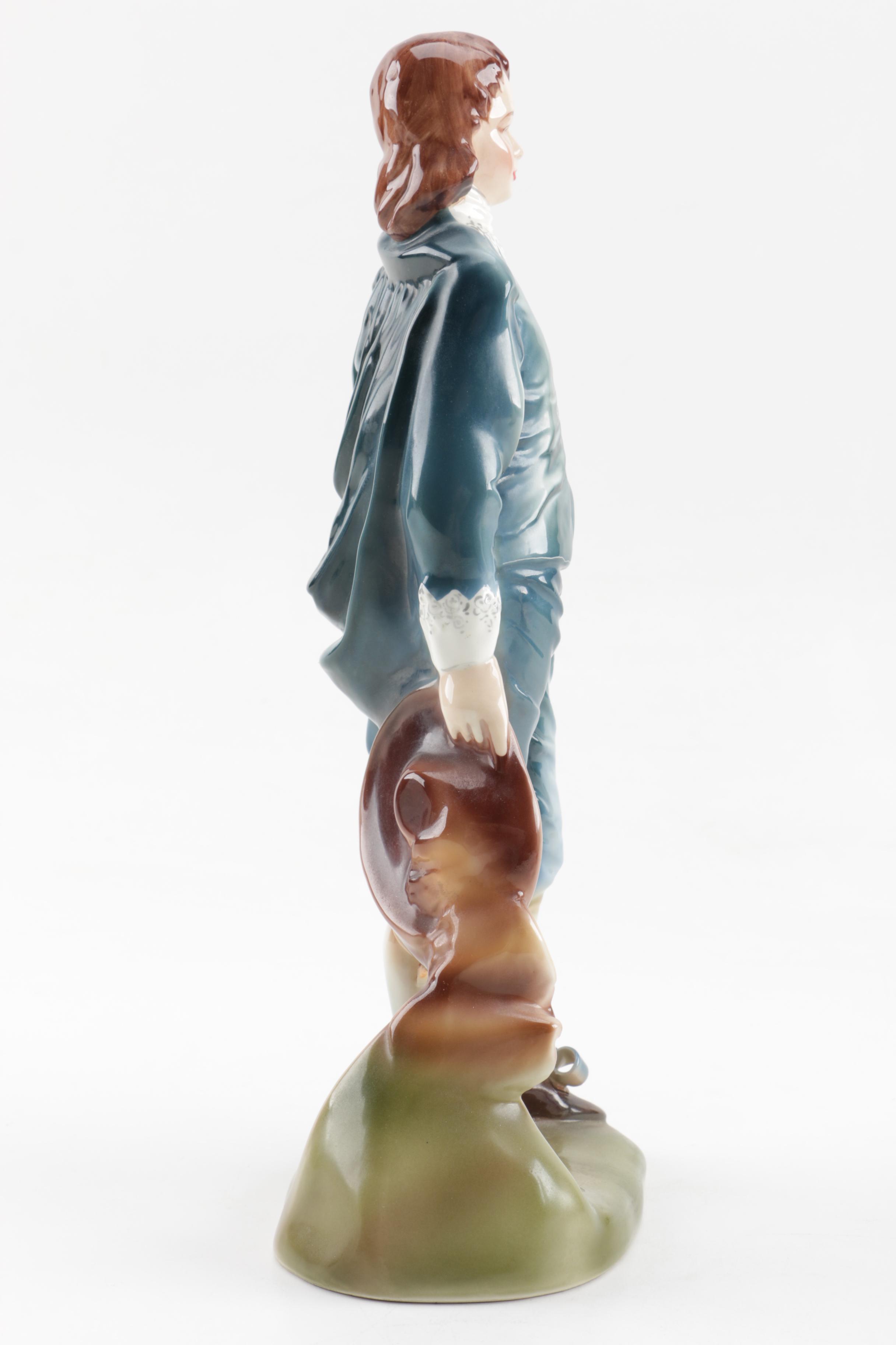 Florence Ceramics Figurines "Blue Boy" and "Pinkie"