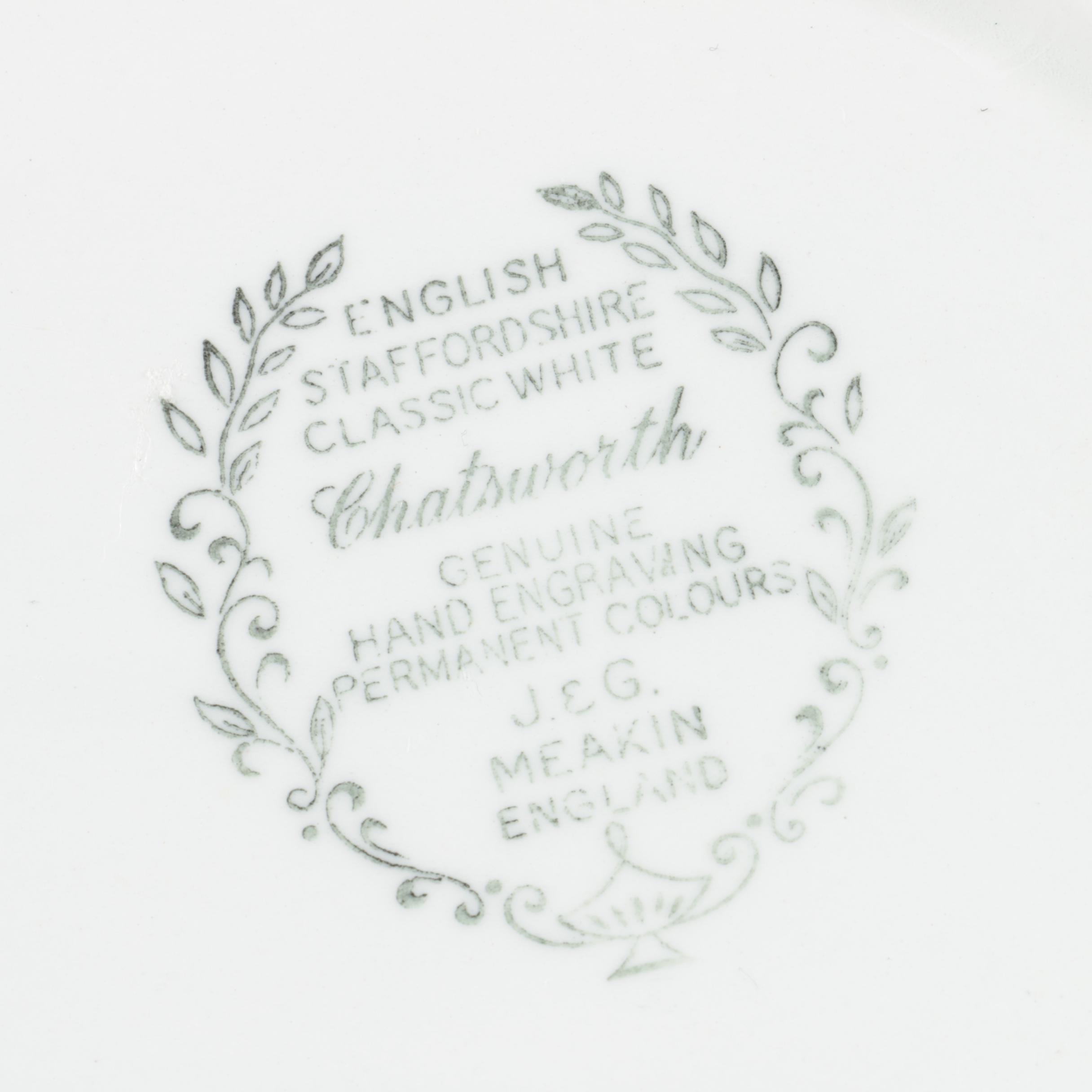 Blue and White Tableware including Royal Copenhagen and JG Meakin