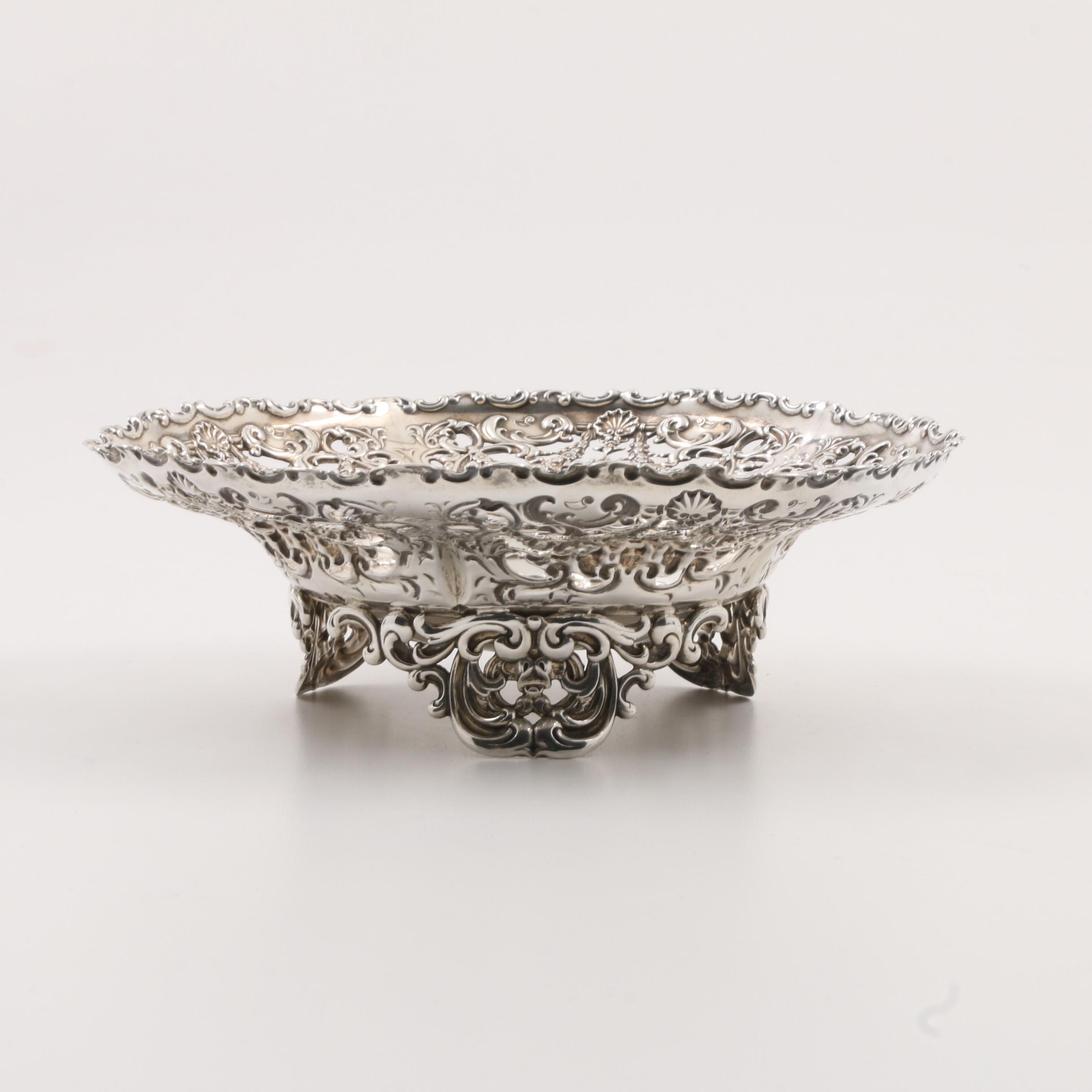 Whiting Manufacturing Co. Sterling Silver Pierced Bon Bon Bowl