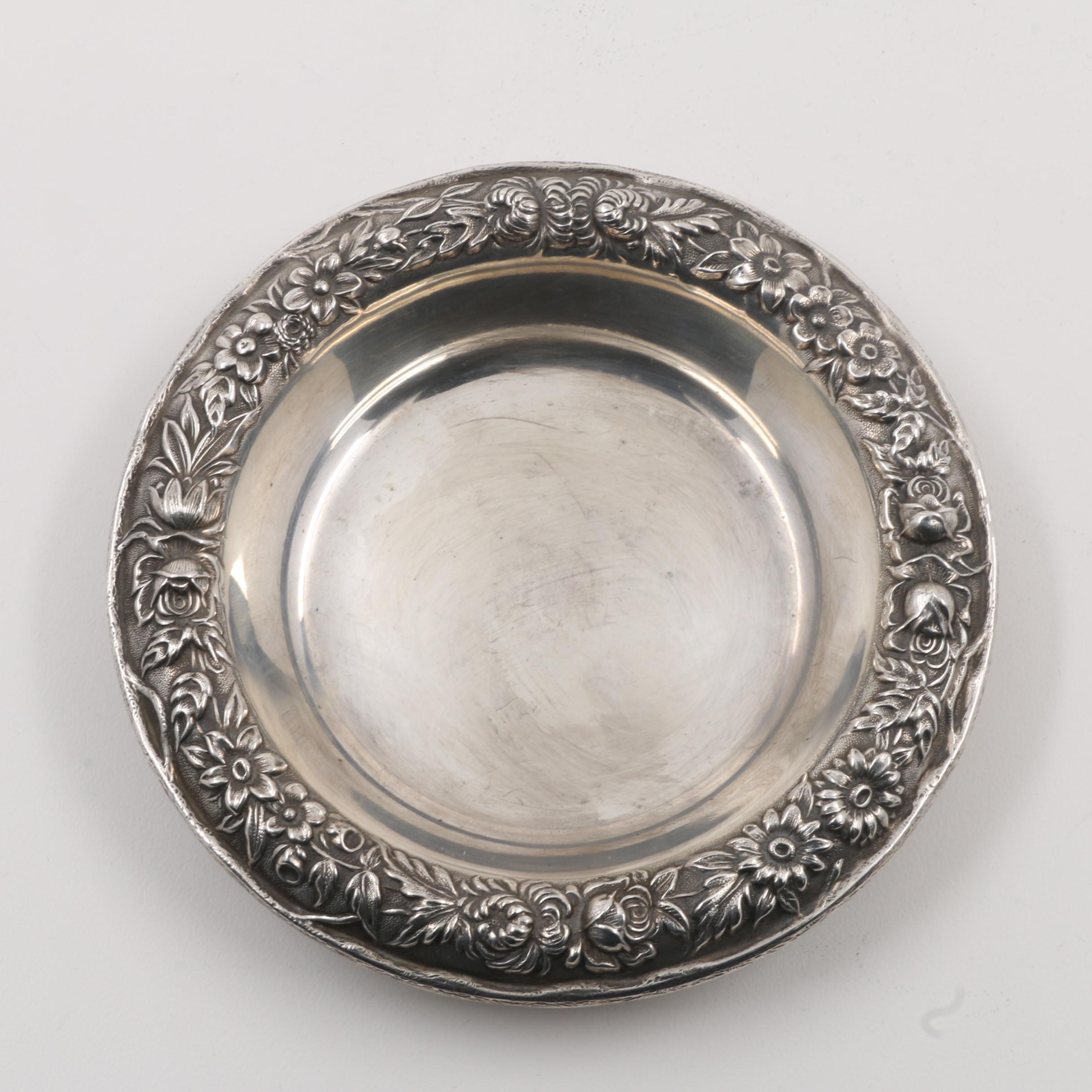 Vintage S. Kirk & Son Sterling Silver "Repousse" Bon Bon Bowl