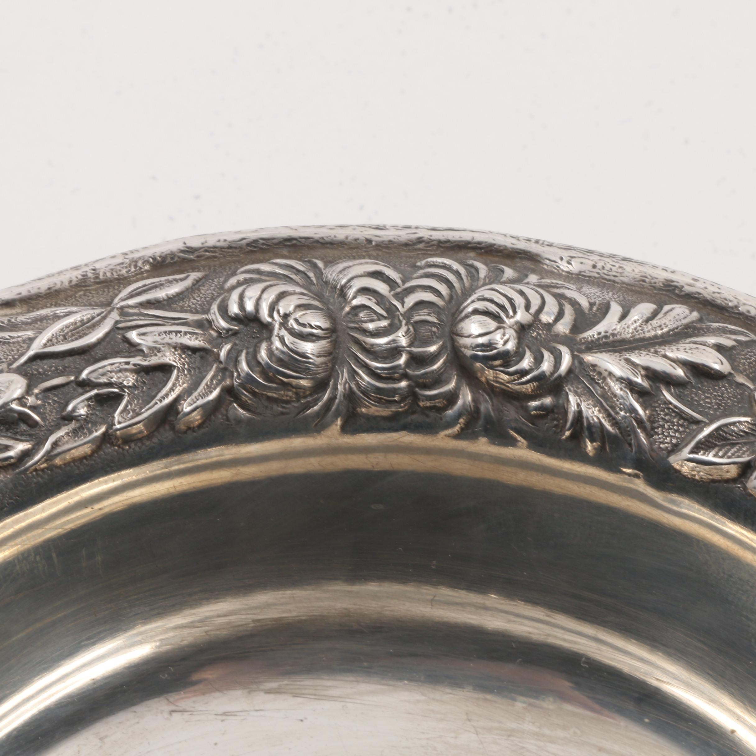 Vintage S. Kirk & Son Sterling Silver "Repousse" Bon Bon Bowl