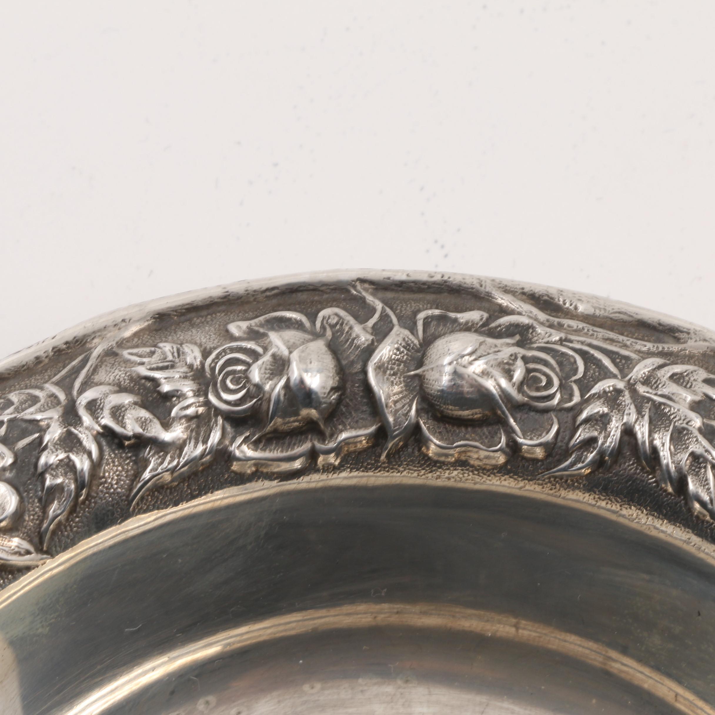 Vintage S. Kirk & Son Sterling Silver "Repousse" Bon Bon Bowl