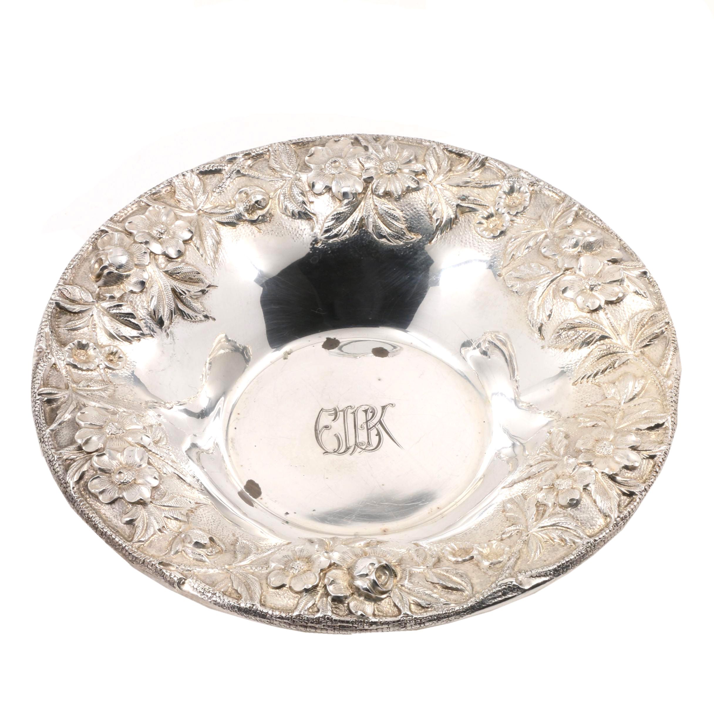 S. Kirk & Son Sterling Silver "Repousse" Bon Bon Bowl