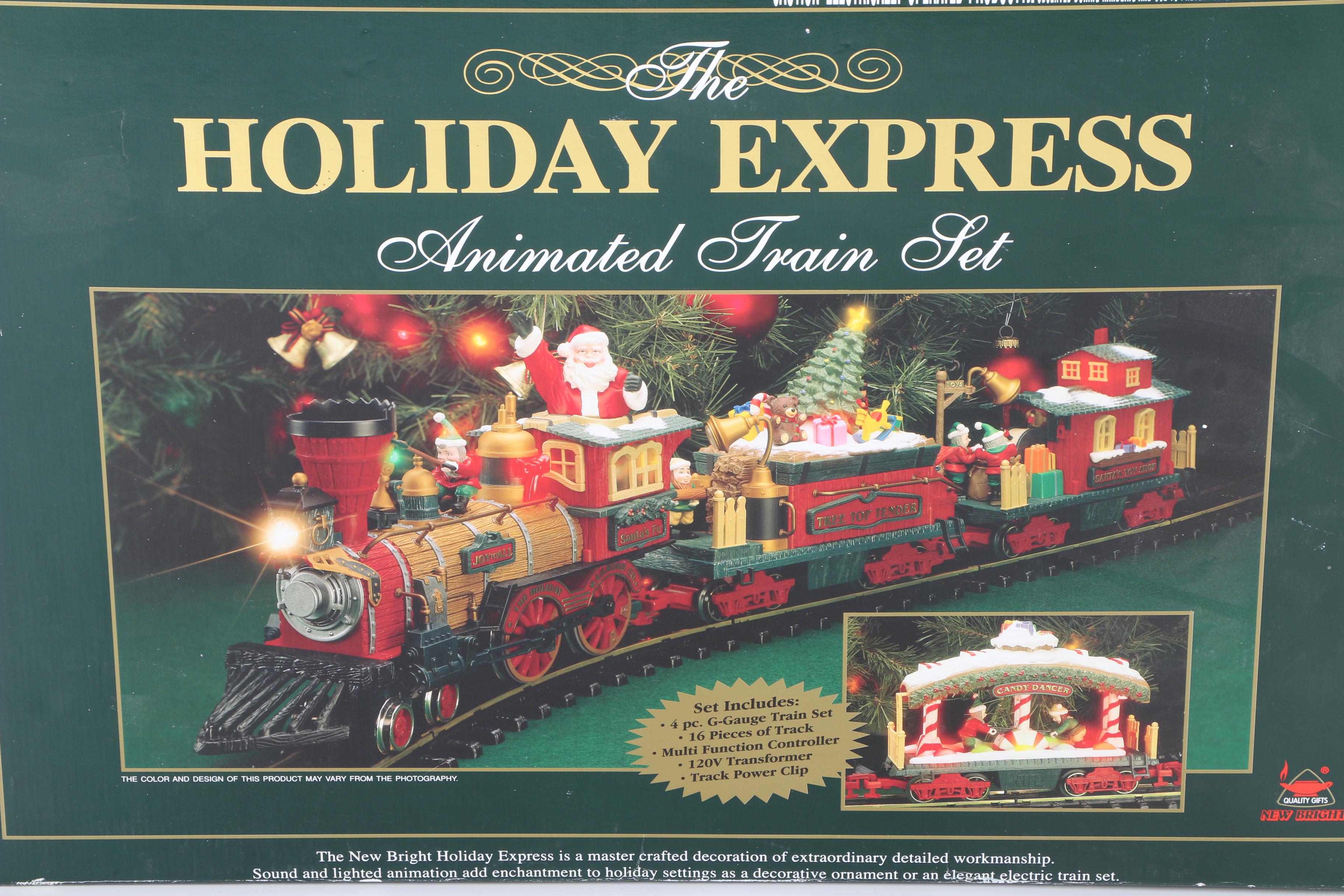 Holiday Express Animated Train Set