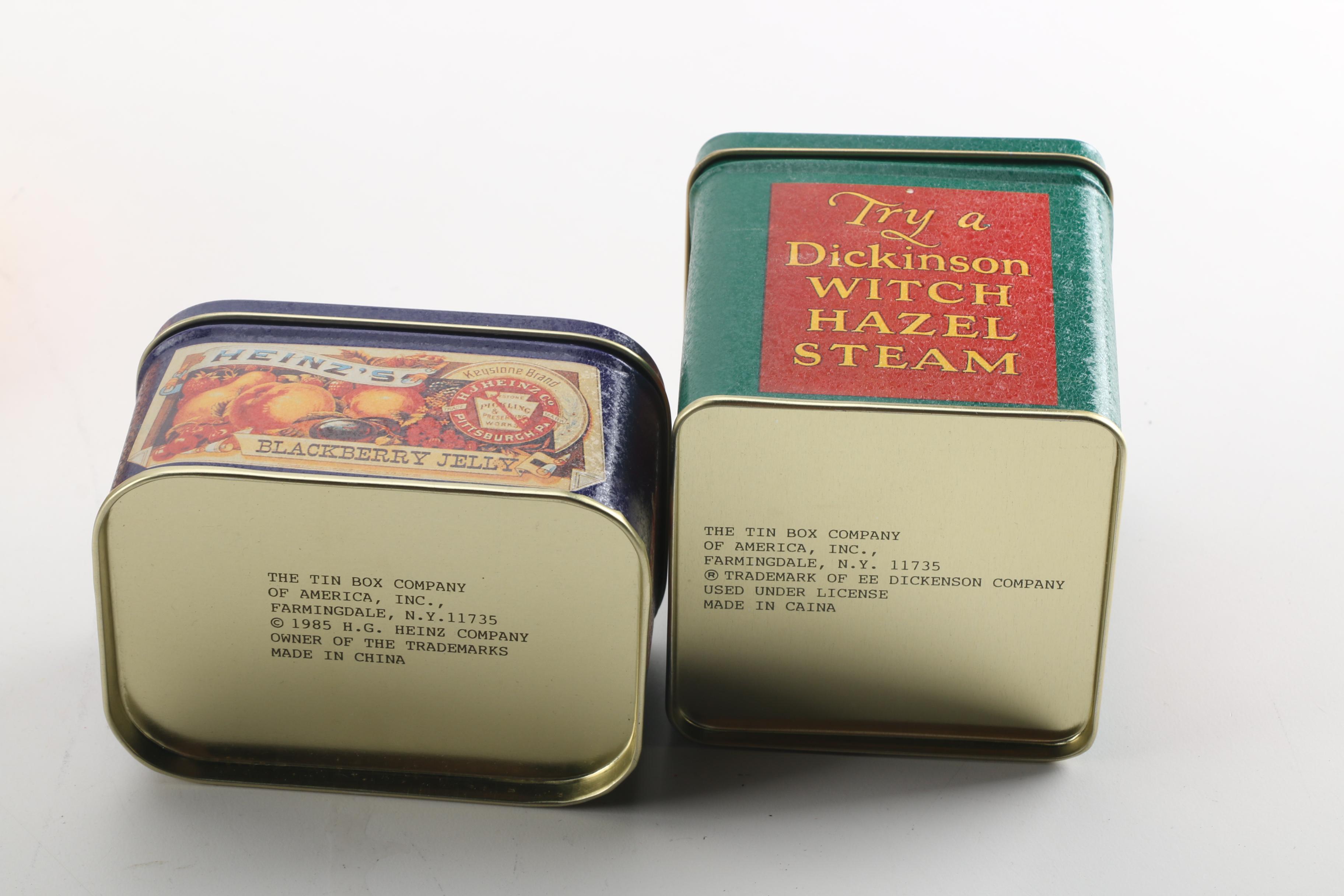 Vintage Product Tins