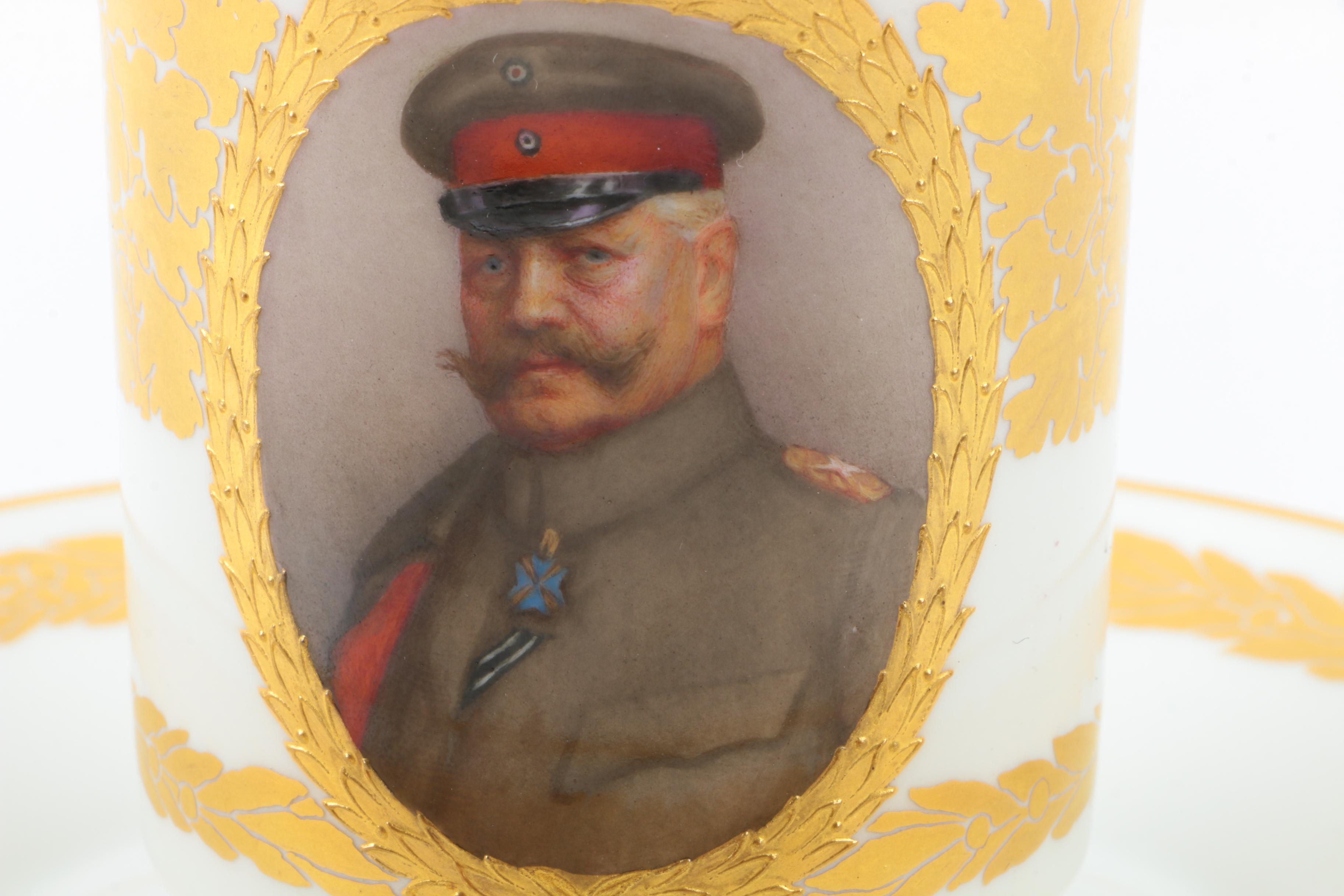 Antique KPM World War One Prussian Cup and Saucer