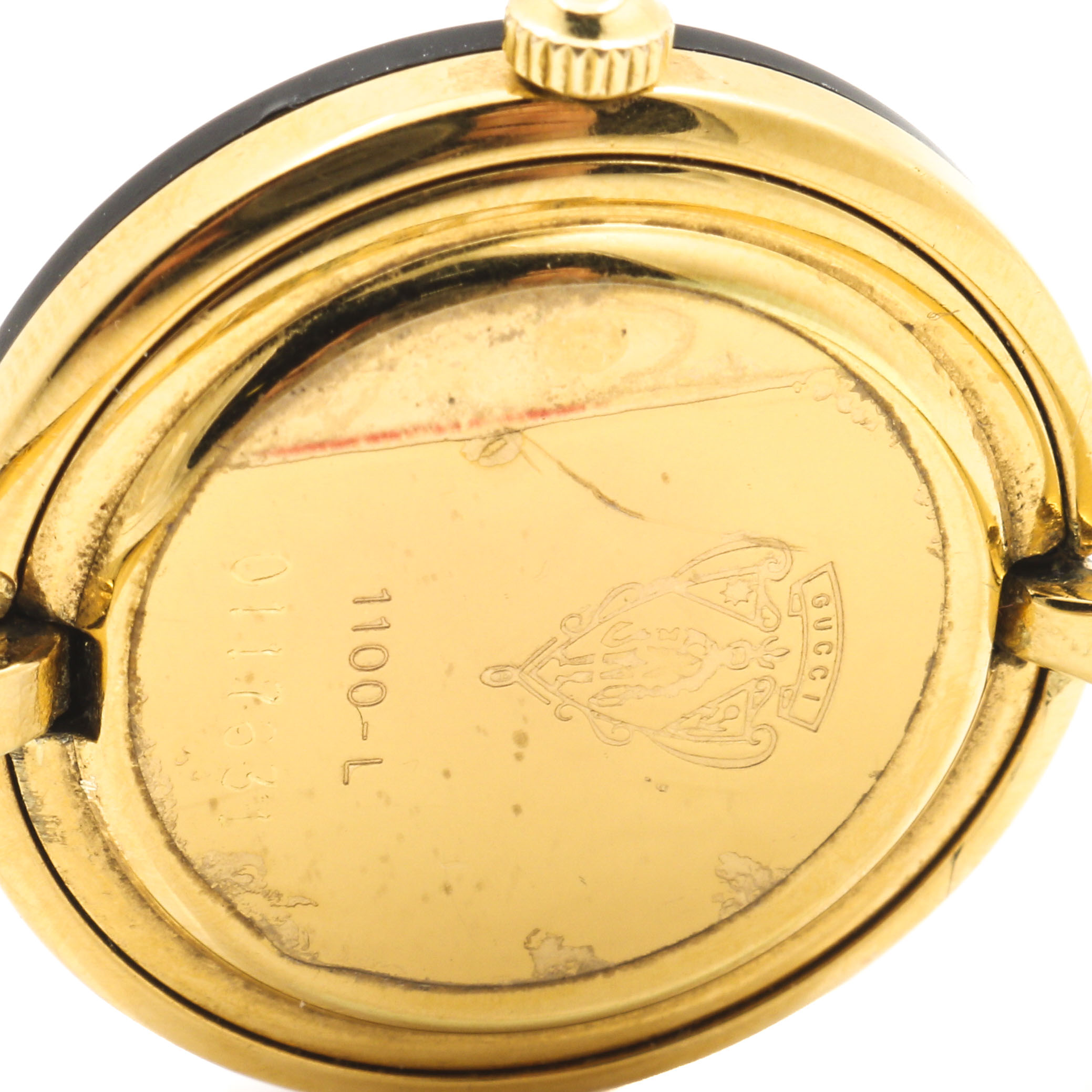 Gucci Gold Tone Watch with Interchangeable Bezels