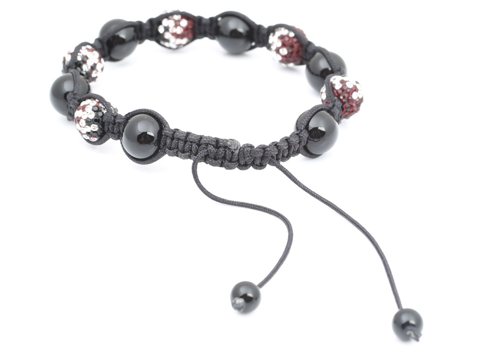 USC and Clemson University Themed Braided Crystal Embellished Bracelets