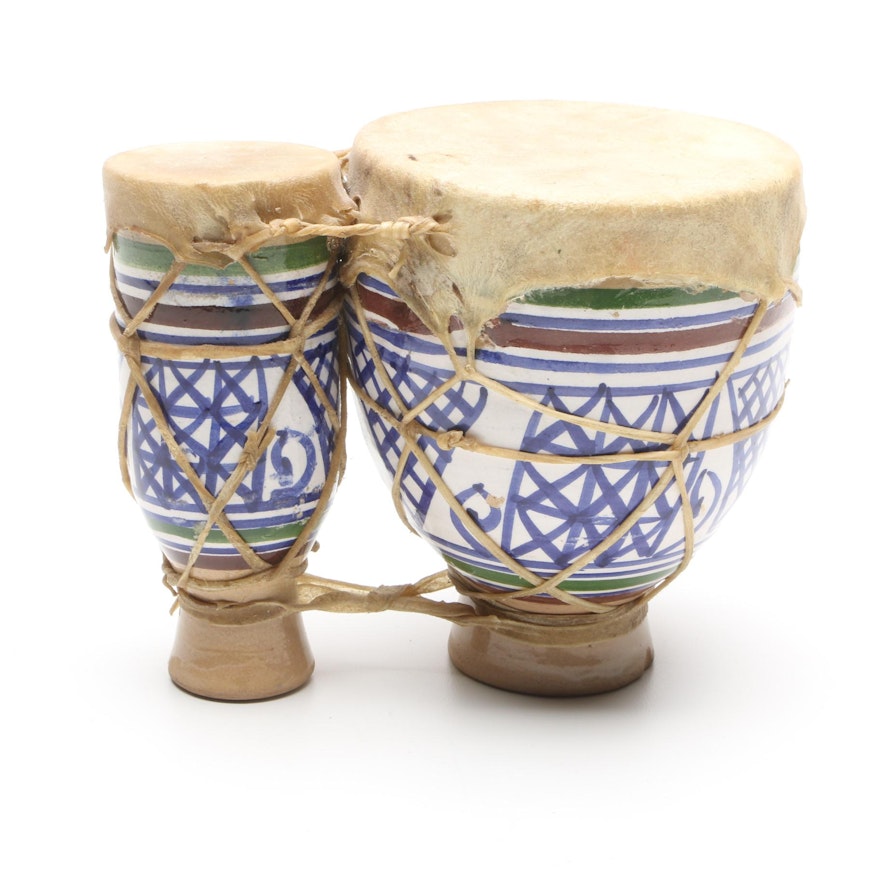 Moroccan Tbilat Drum