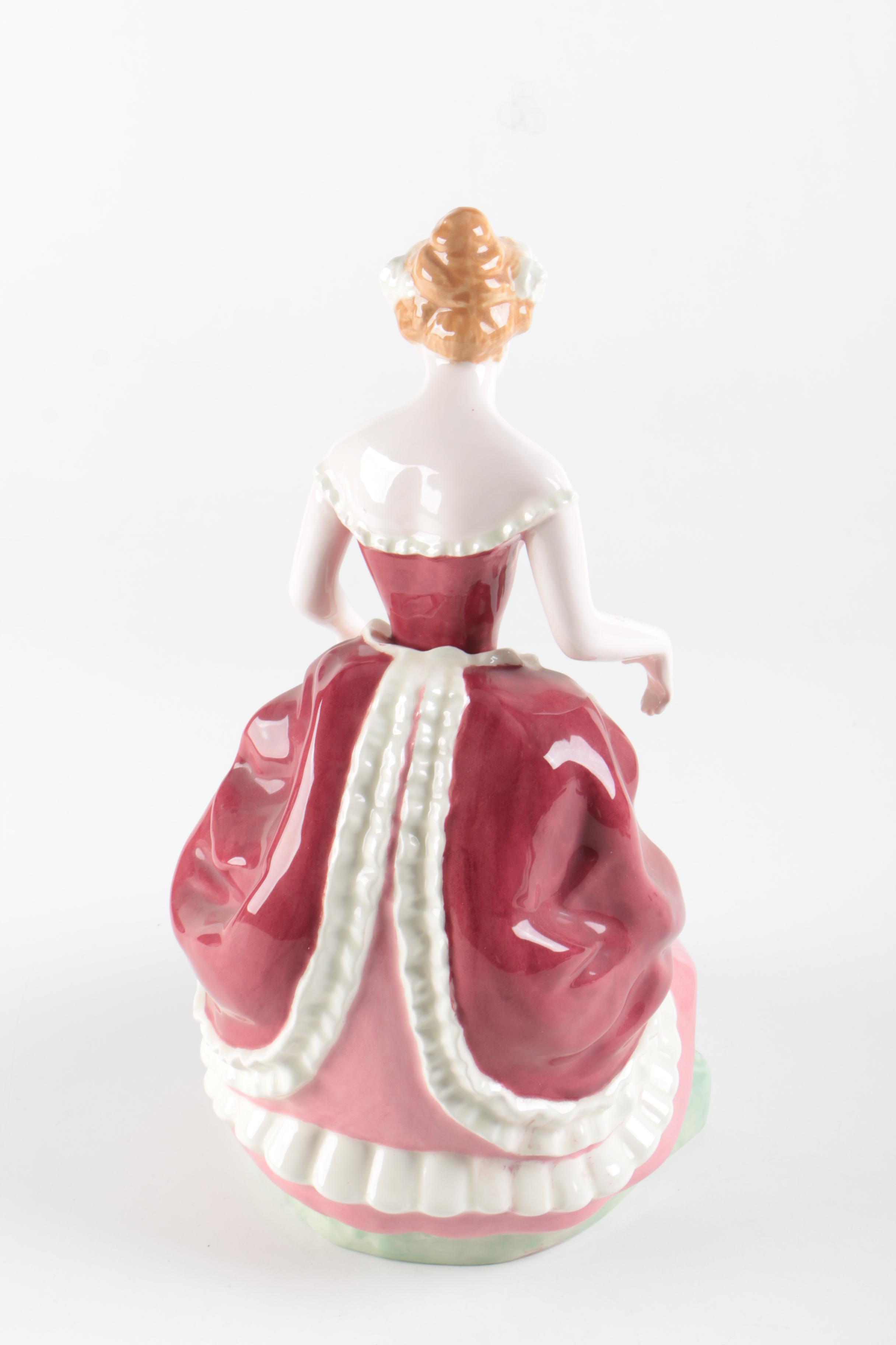 Vintage Newell's Ceramic Female Figurine