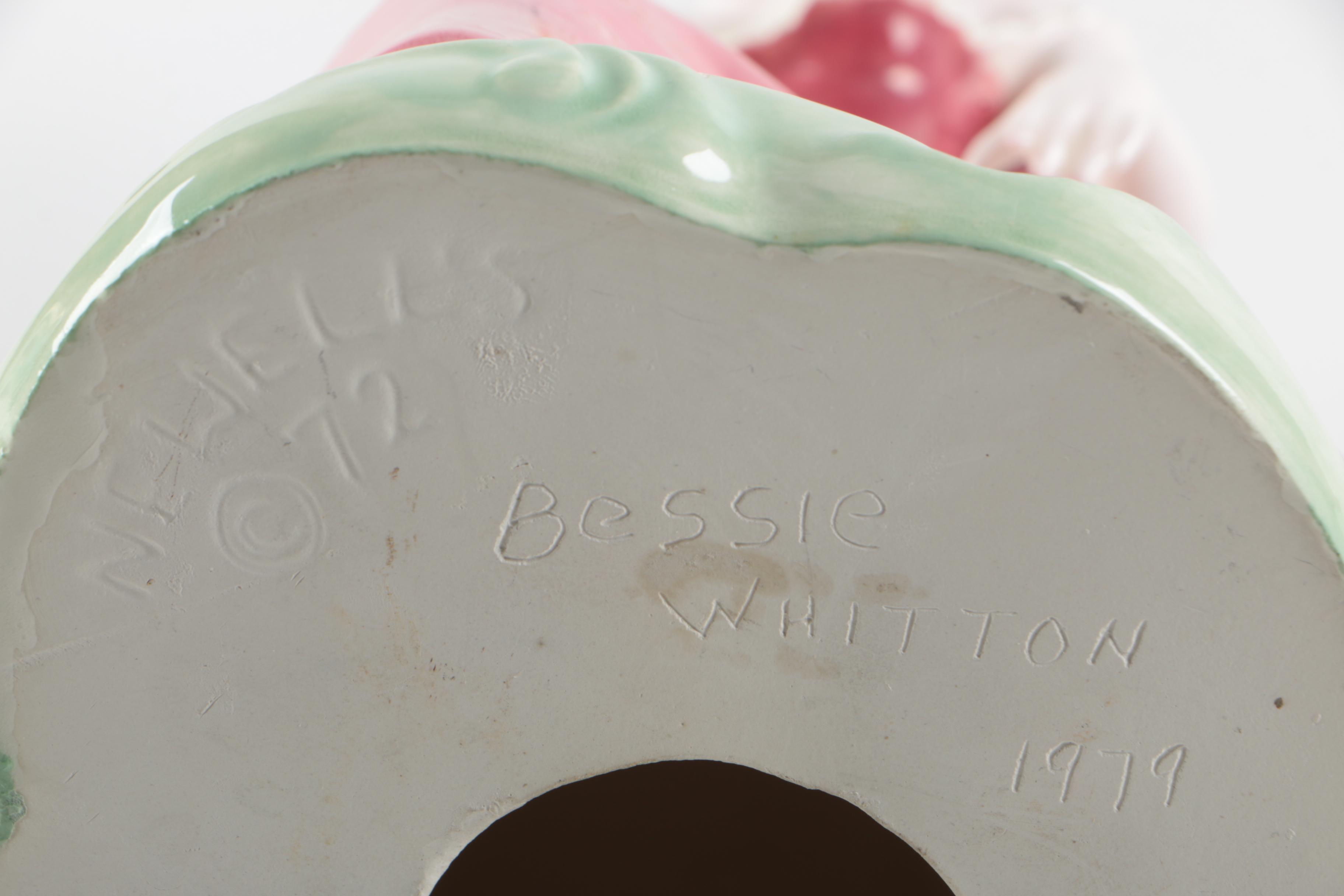 Vintage Newell's Ceramic Female Figurine