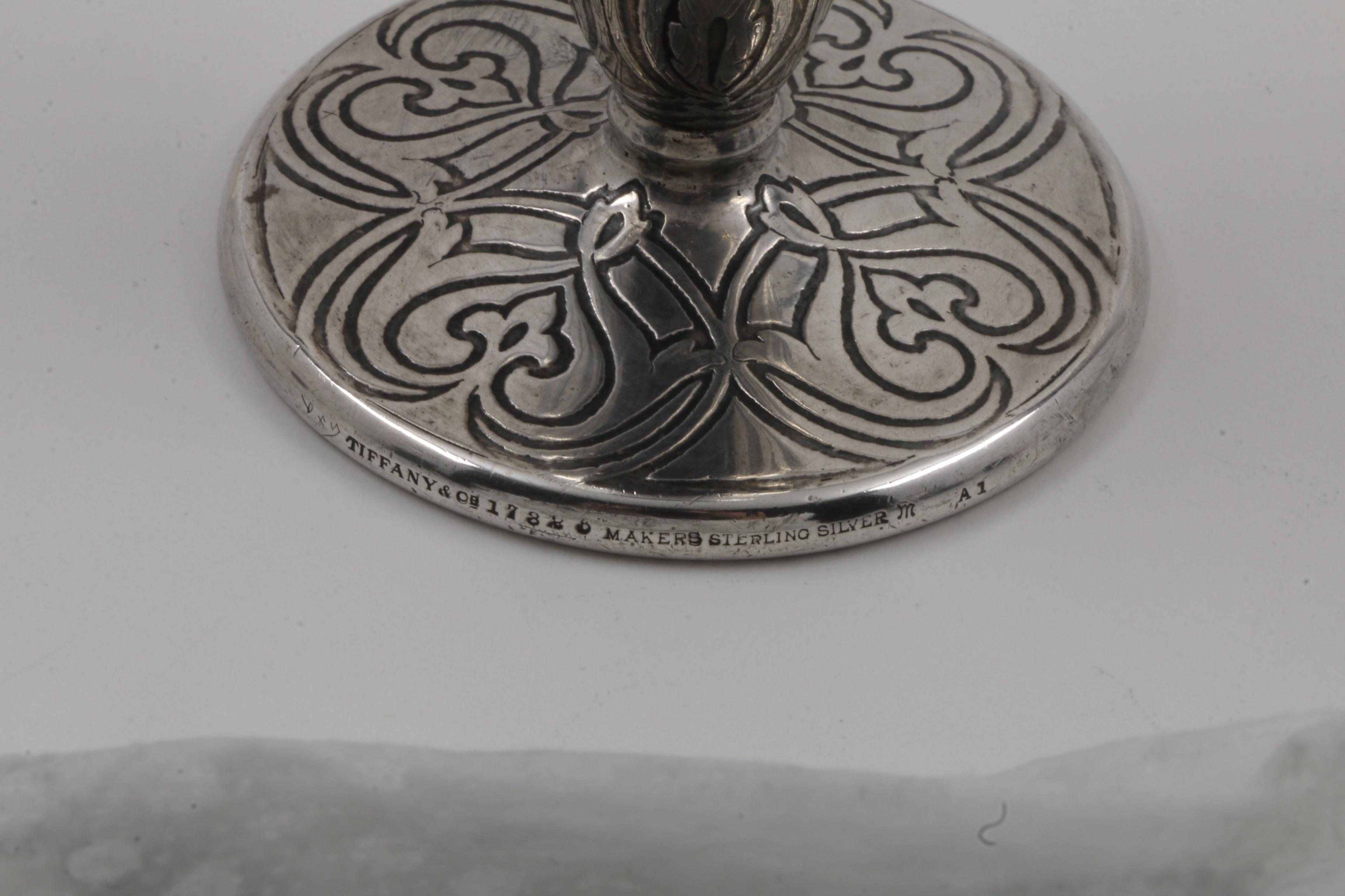 Early 20th Century Tiffany & Co. Weighted Sterling Vase