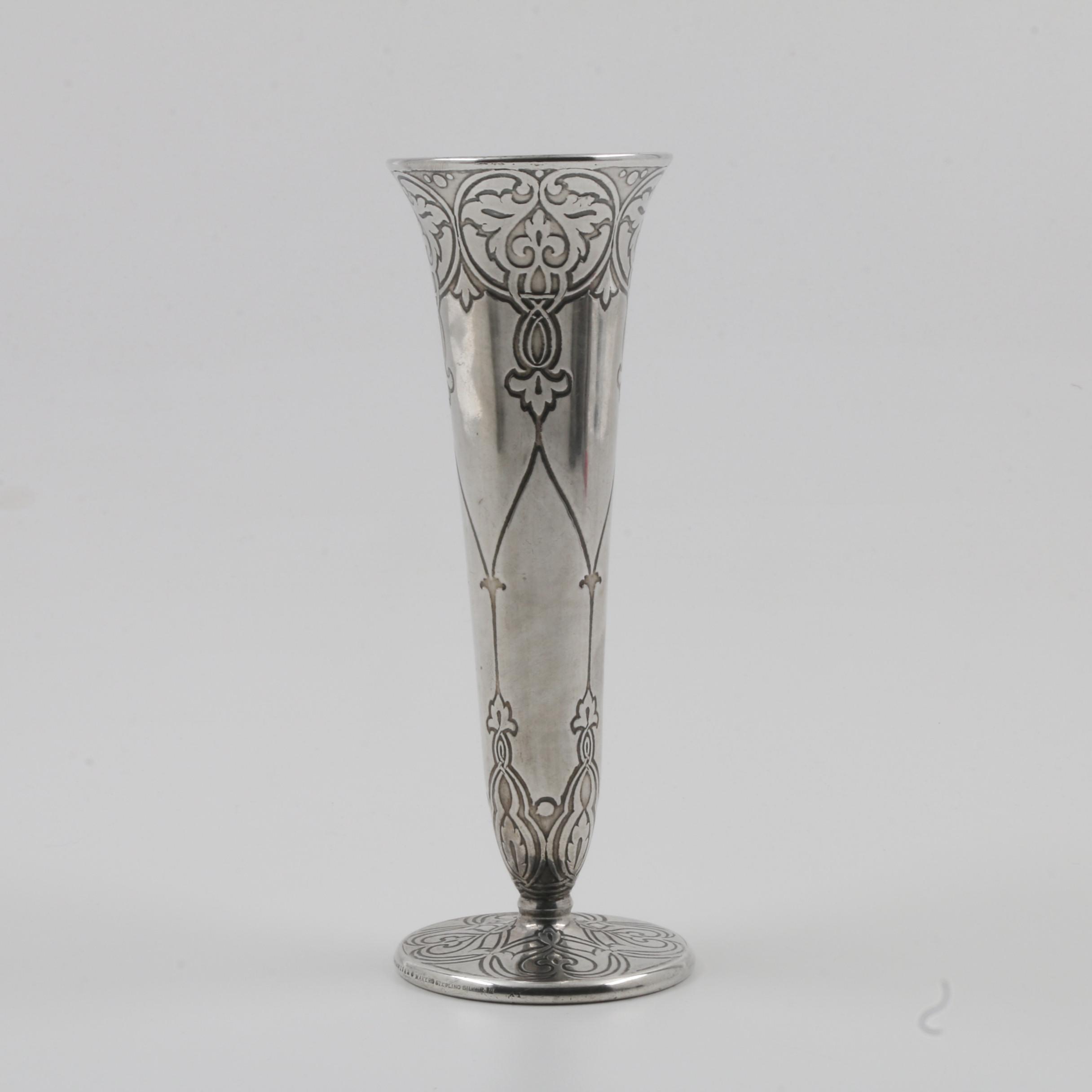 Early 20th Century Tiffany & Co. Weighted Sterling Vase