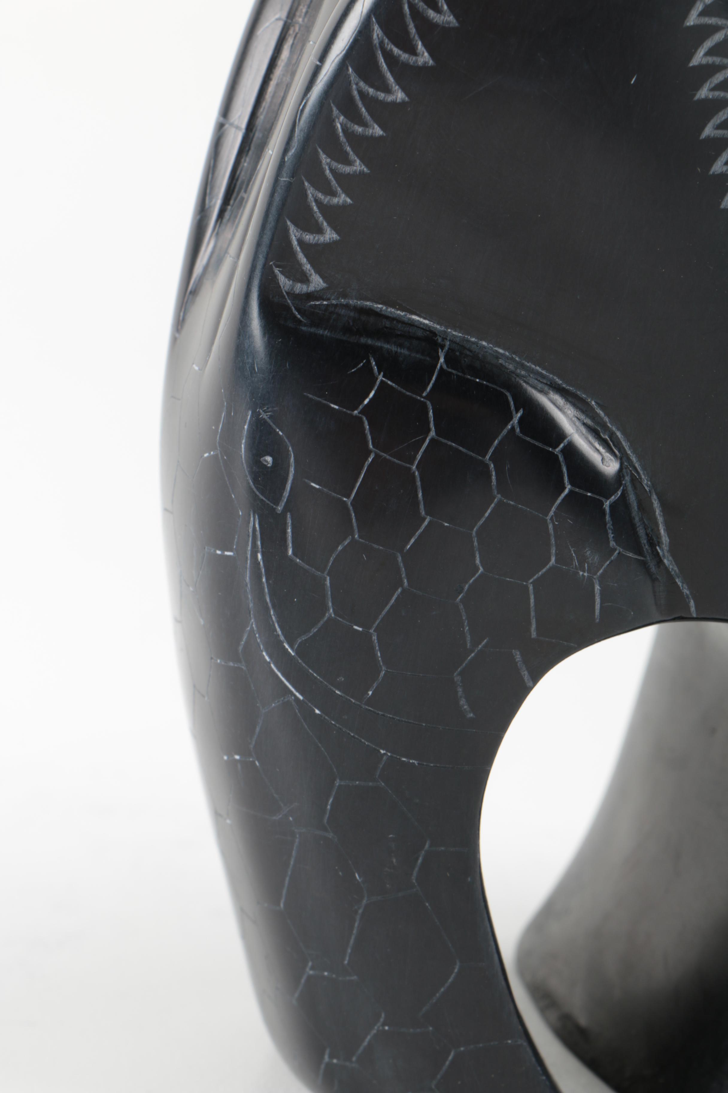 Soapstone Elephant Bookends