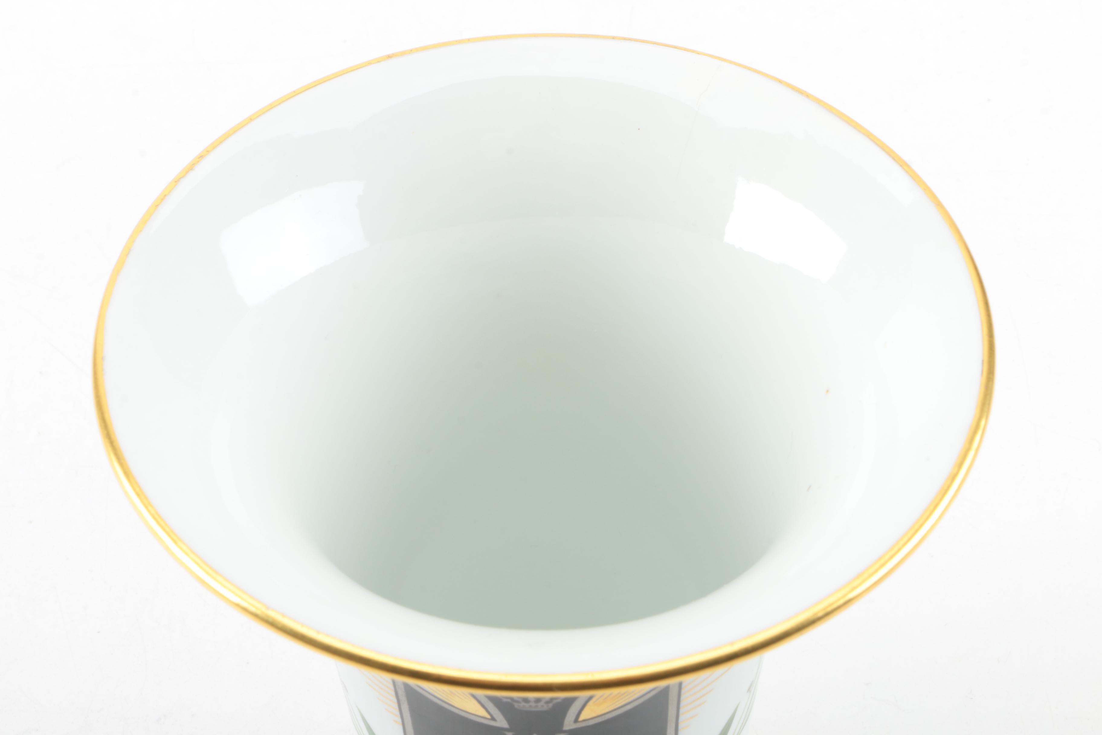 Antique Meissen World War One Prussian Vase