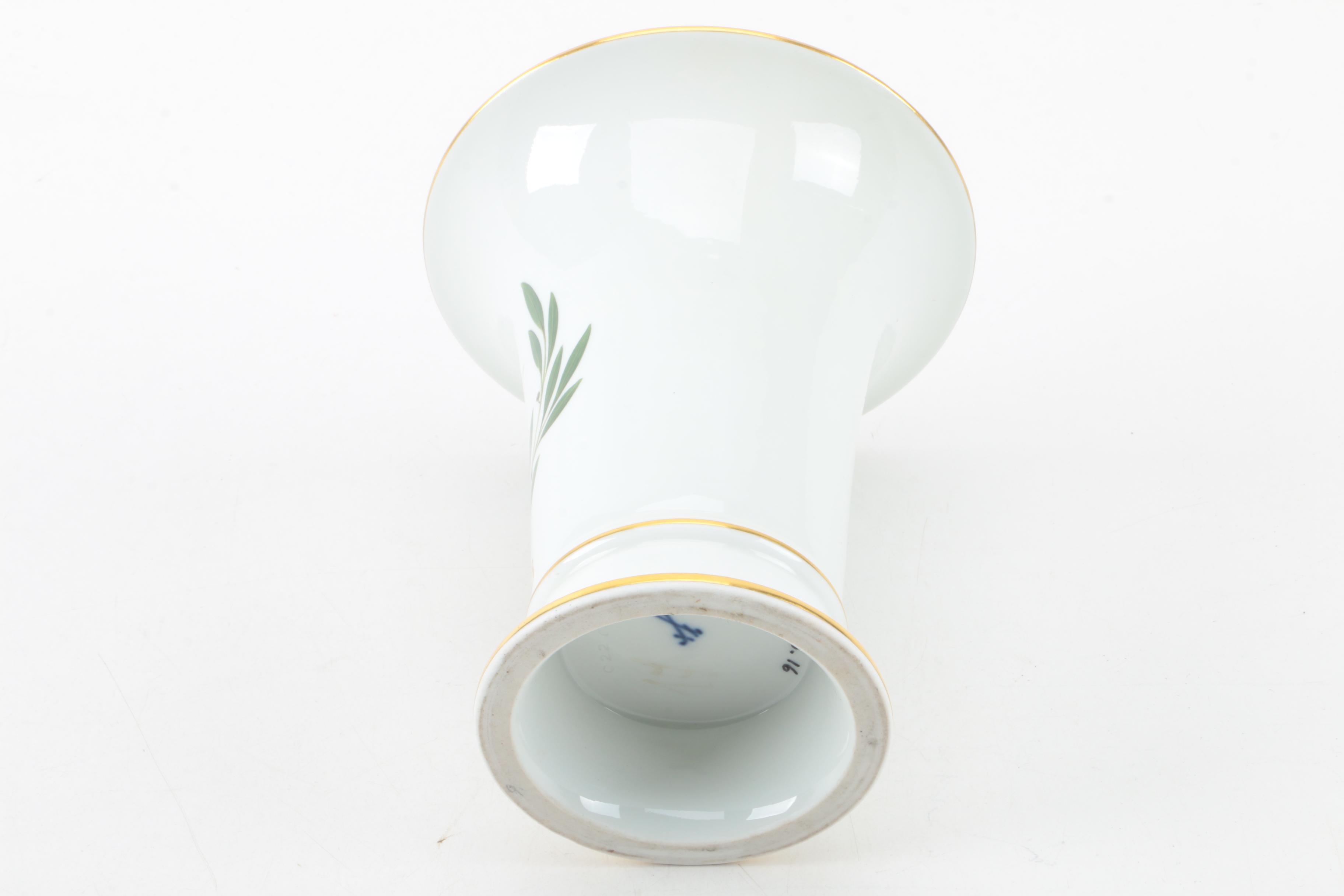 Antique Meissen World War One Prussian Vase