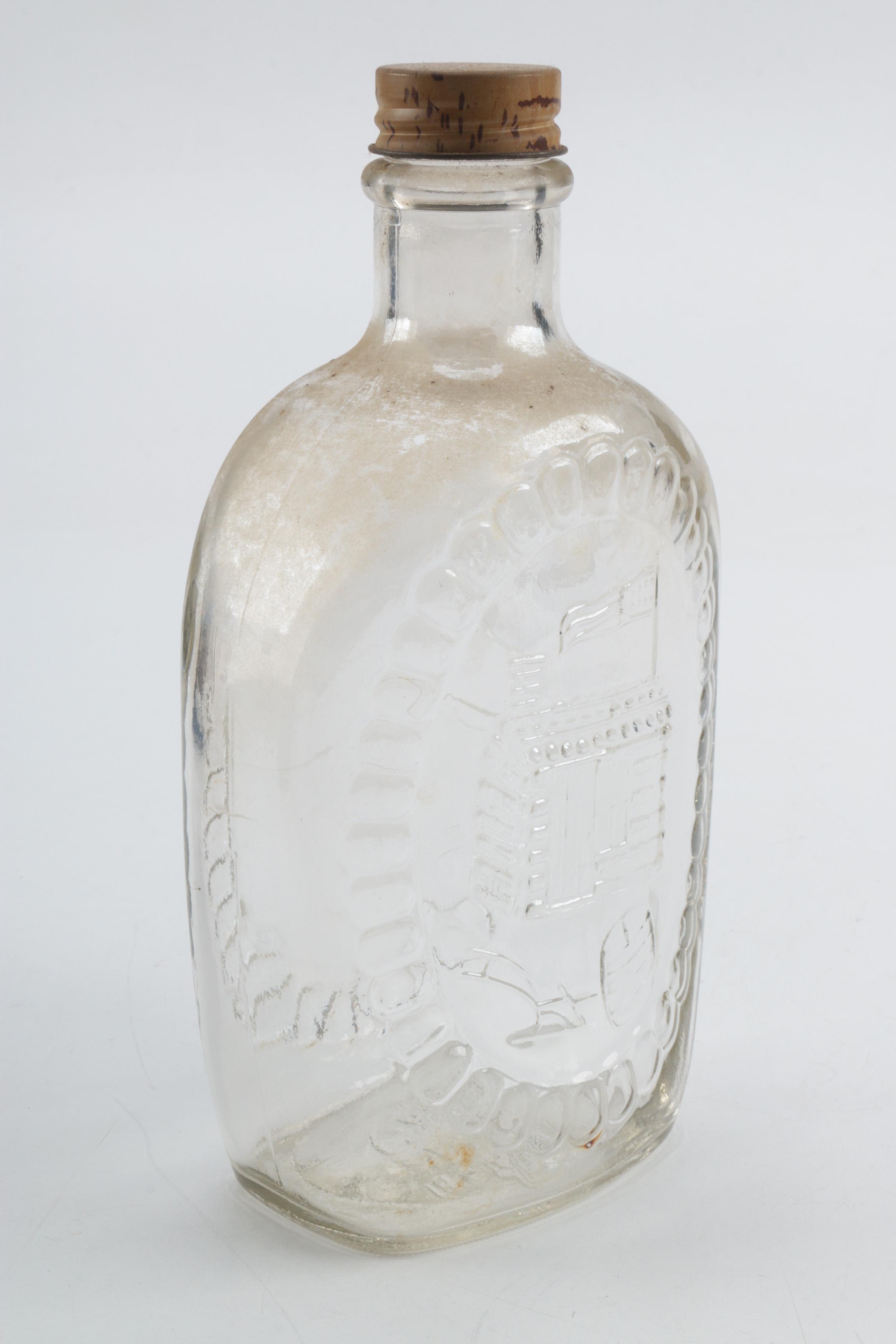 Vintage Glass Syrup Bottles