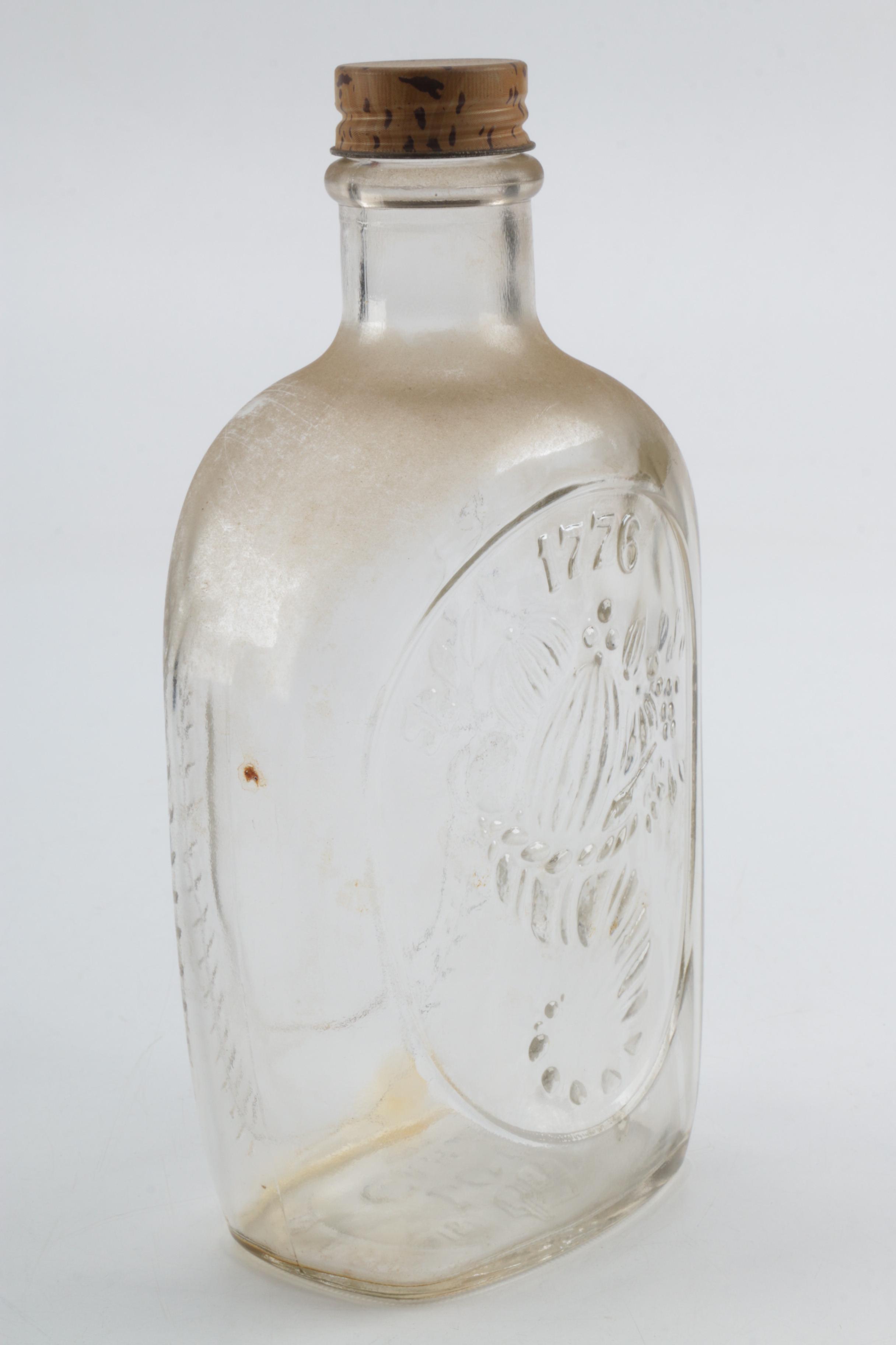 Vintage Glass Syrup Bottles