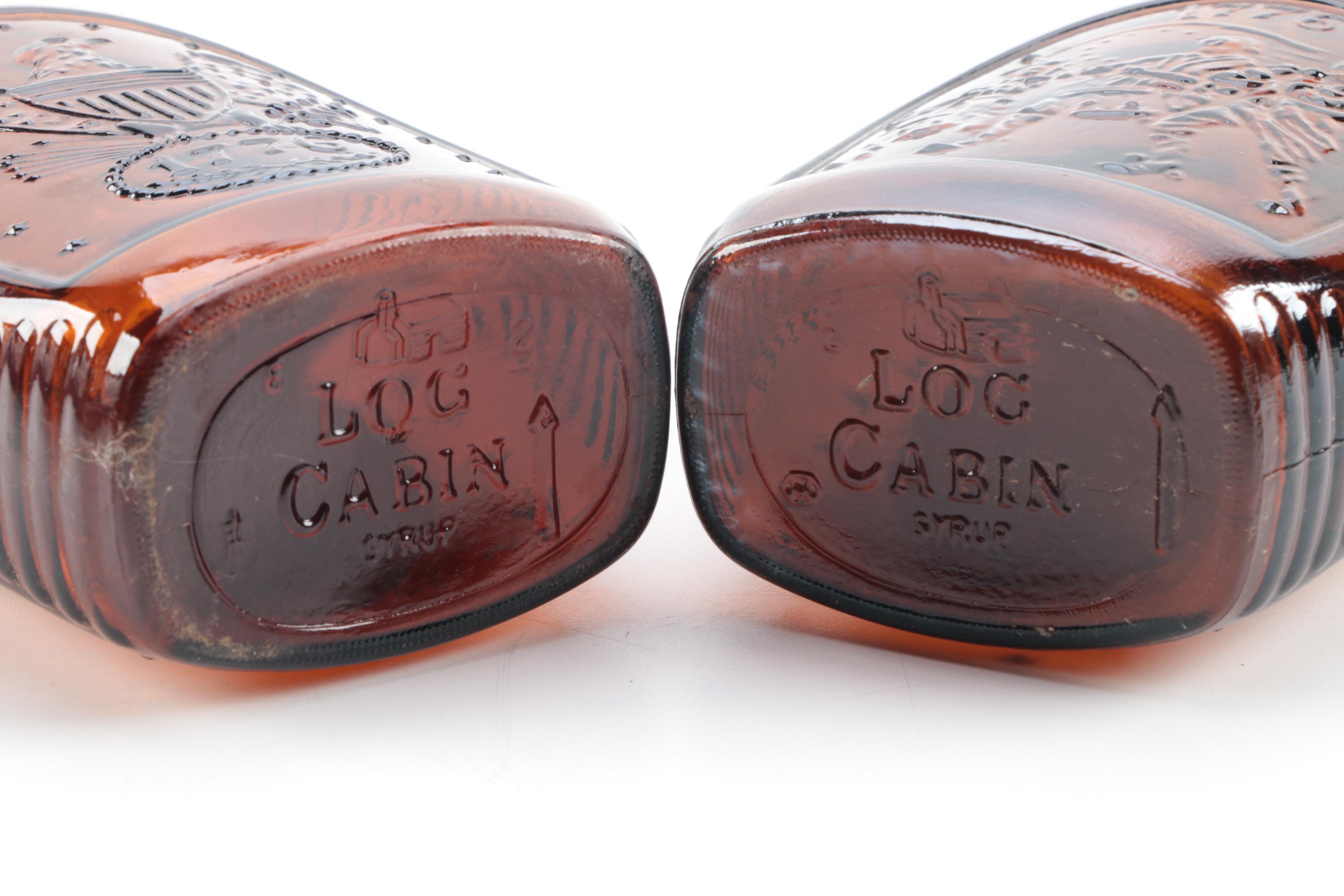 Vintage Glass Syrup Bottles