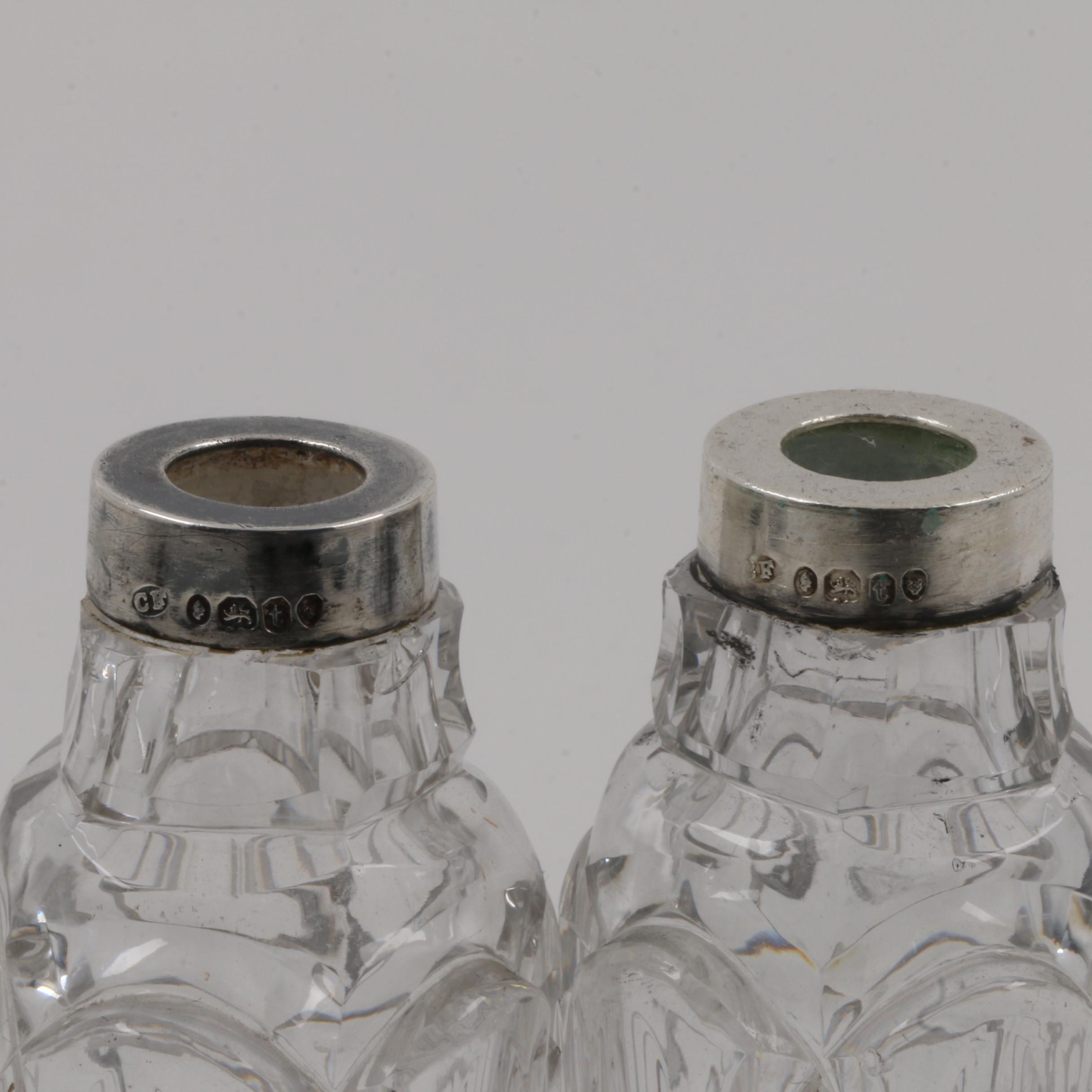 Antique English Sterling Silver Cruet Set