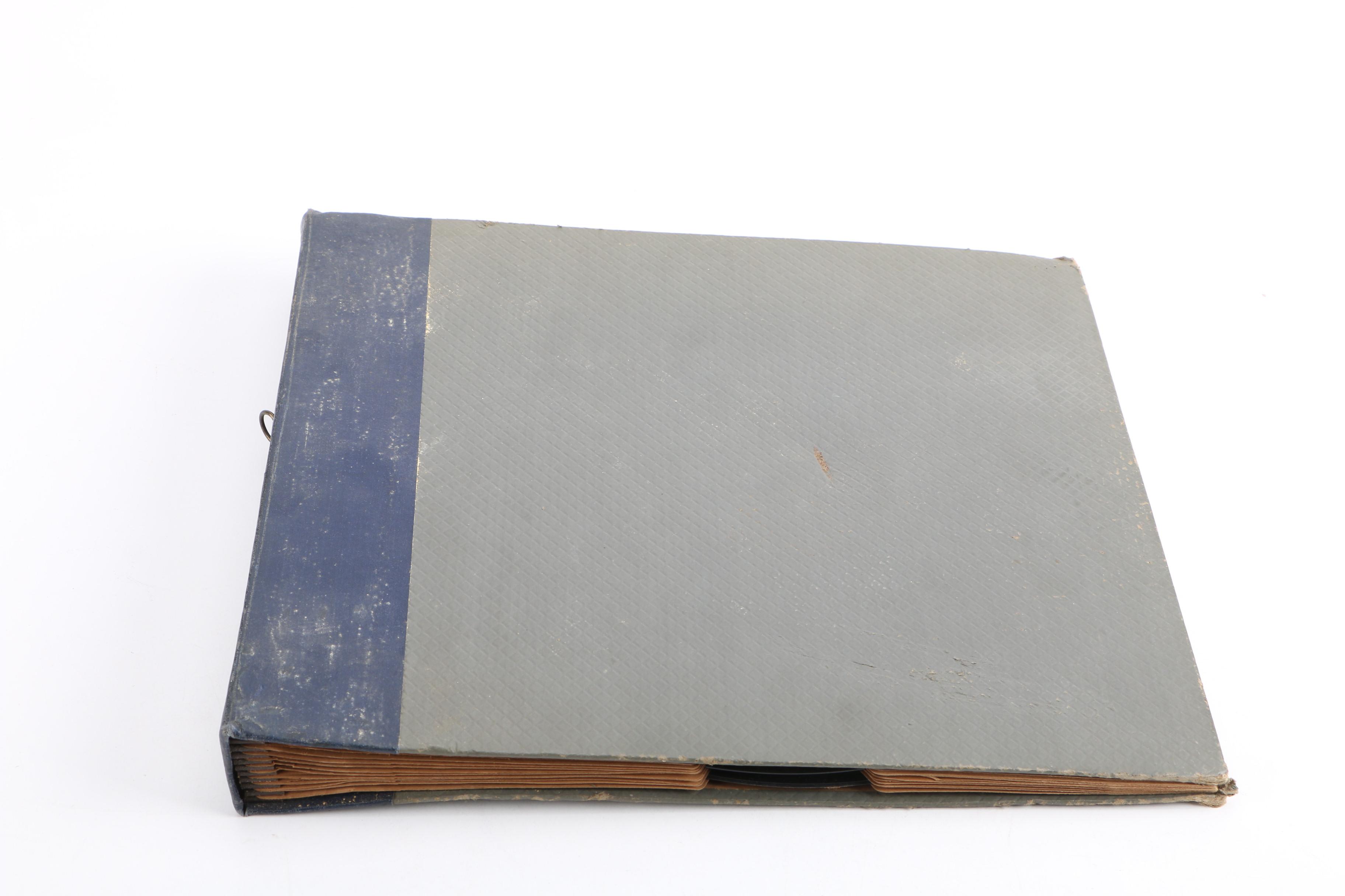 Bing Crosby, "New 52nd Street Jazz" and Other Records with Album Binders