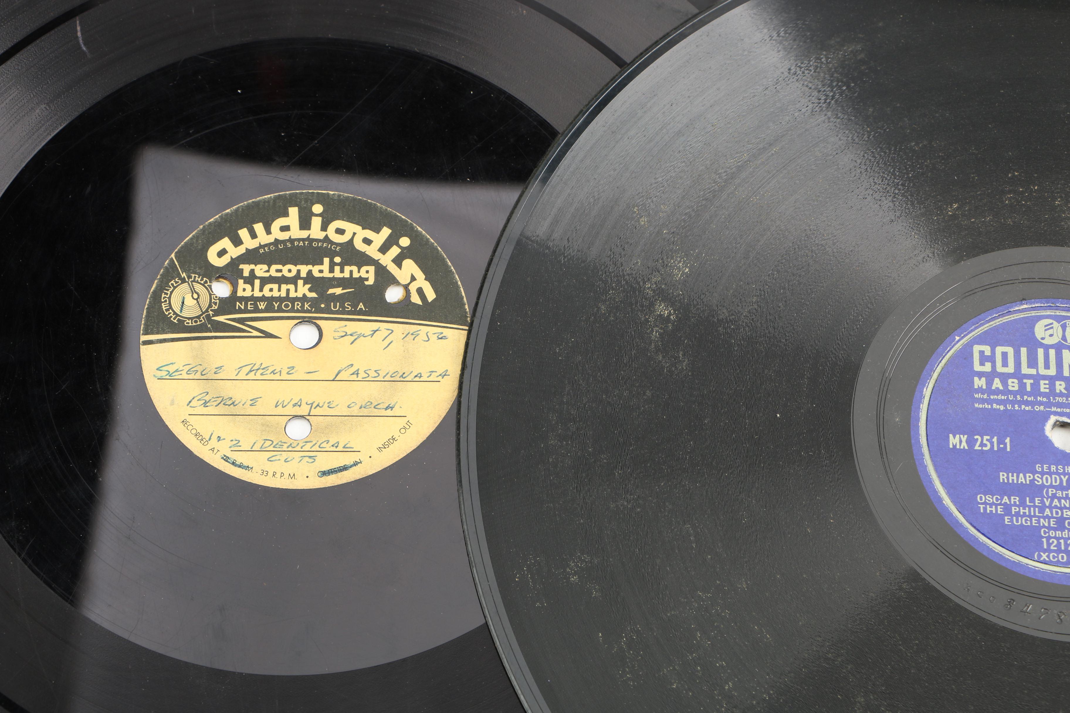 Bing Crosby, "New 52nd Street Jazz" and Other Records with Album Binders