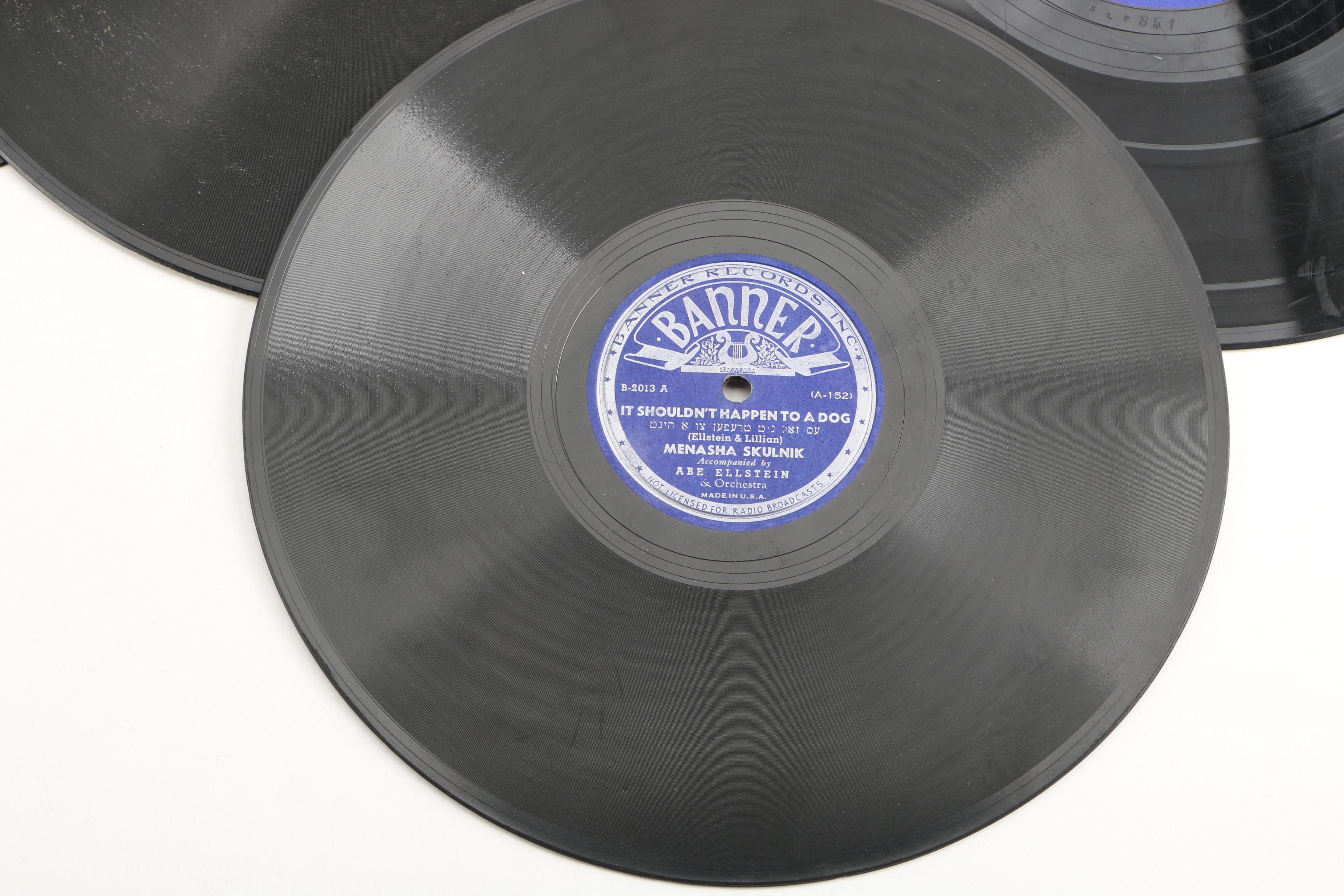 Bing Crosby, "New 52nd Street Jazz" and Other Records with Album Binders