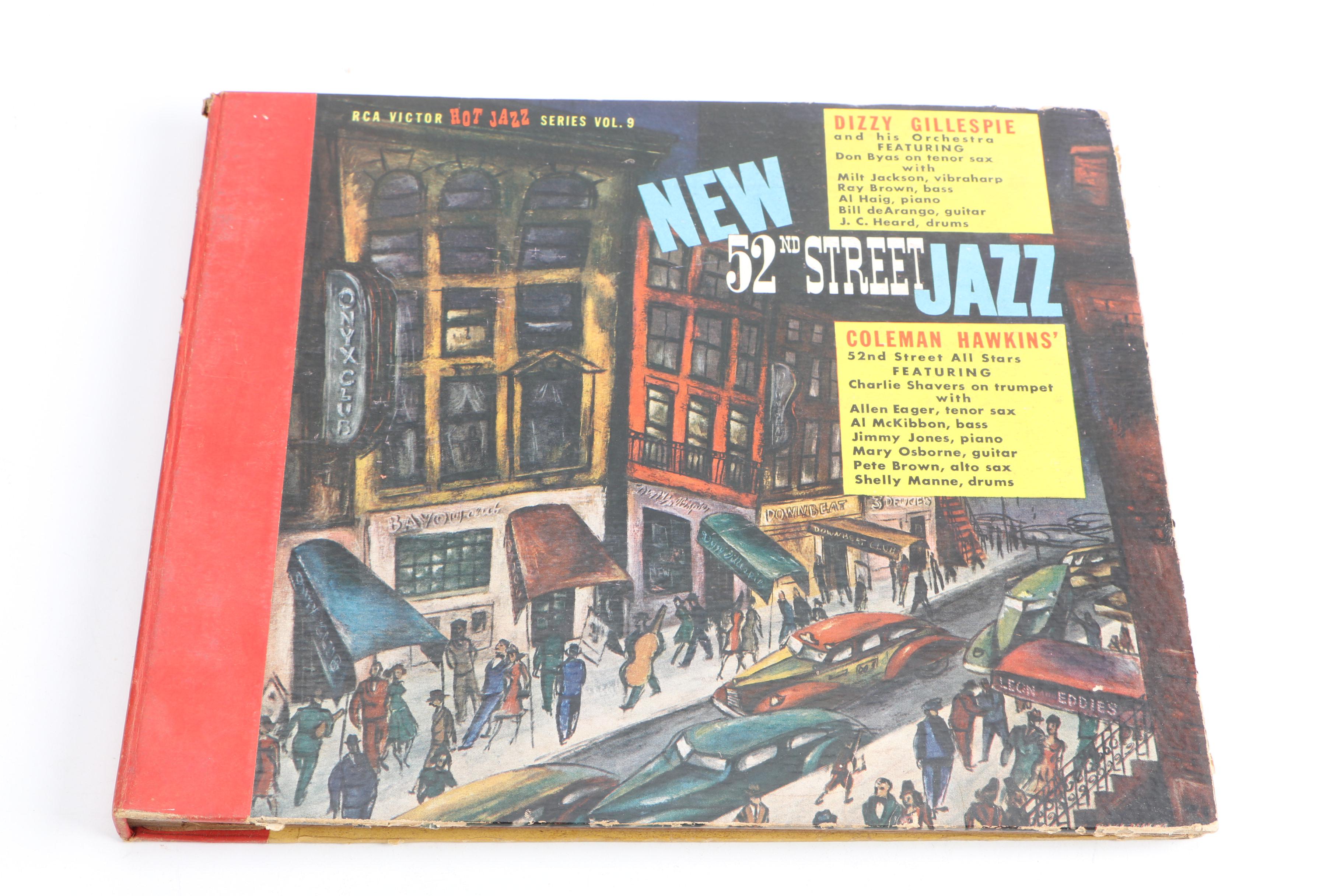 Bing Crosby, "New 52nd Street Jazz" and Other Records with Album Binders