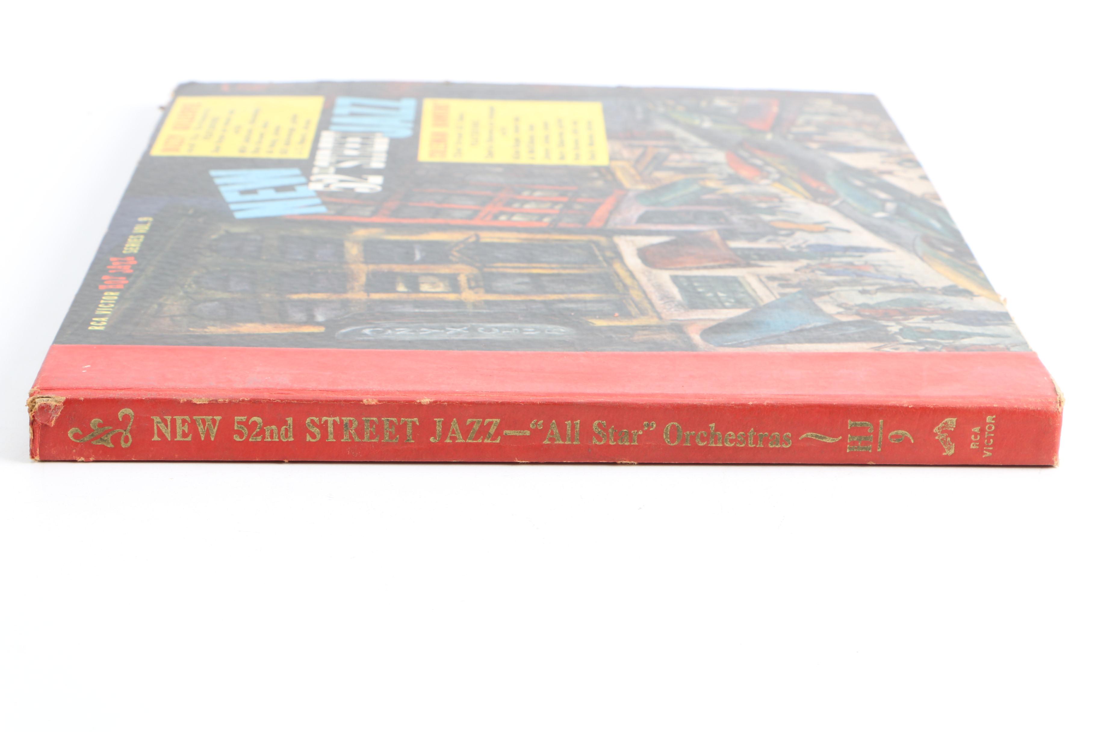 Bing Crosby, "New 52nd Street Jazz" and Other Records with Album Binders