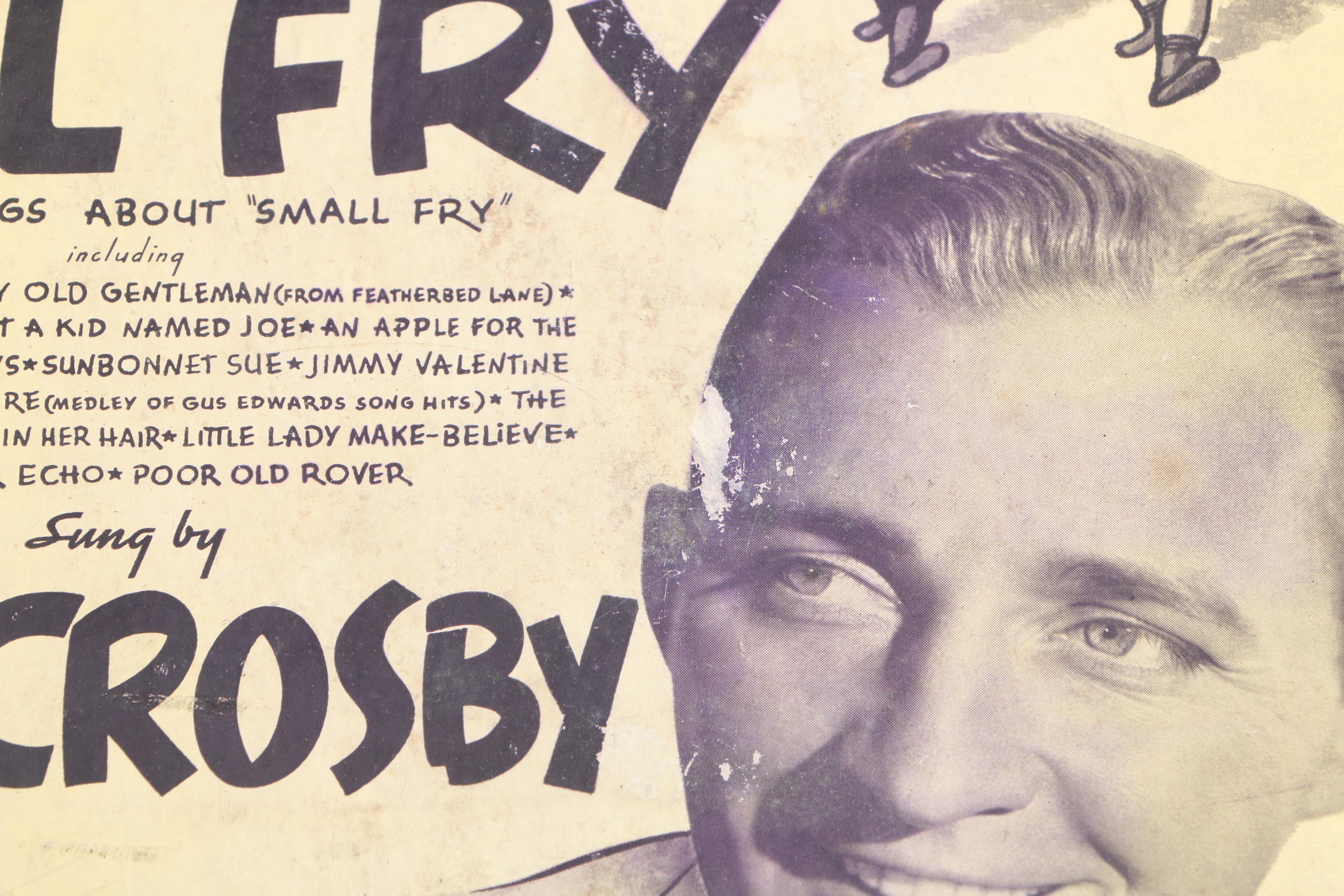 Bing Crosby, "New 52nd Street Jazz" and Other Records with Album Binders