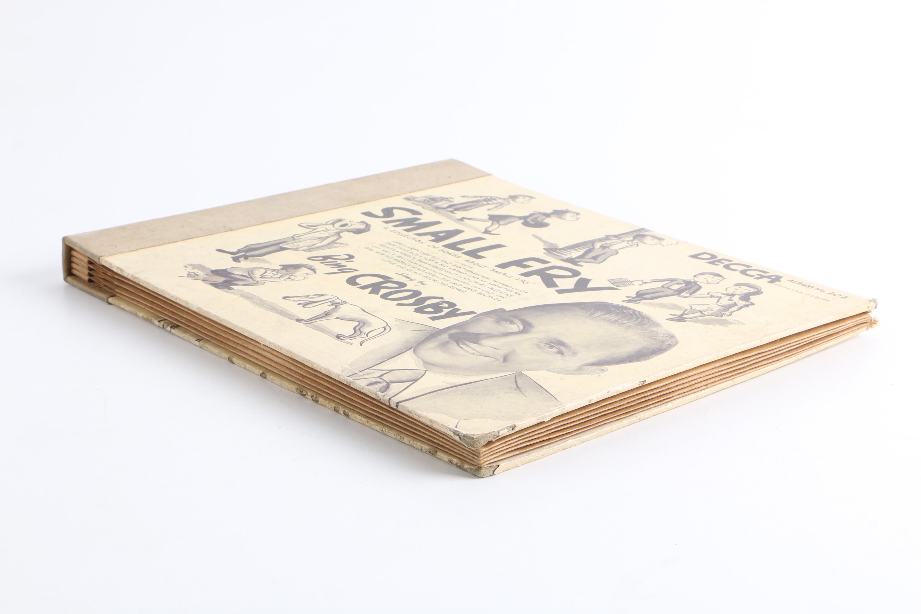 Bing Crosby, "New 52nd Street Jazz" and Other Records with Album Binders