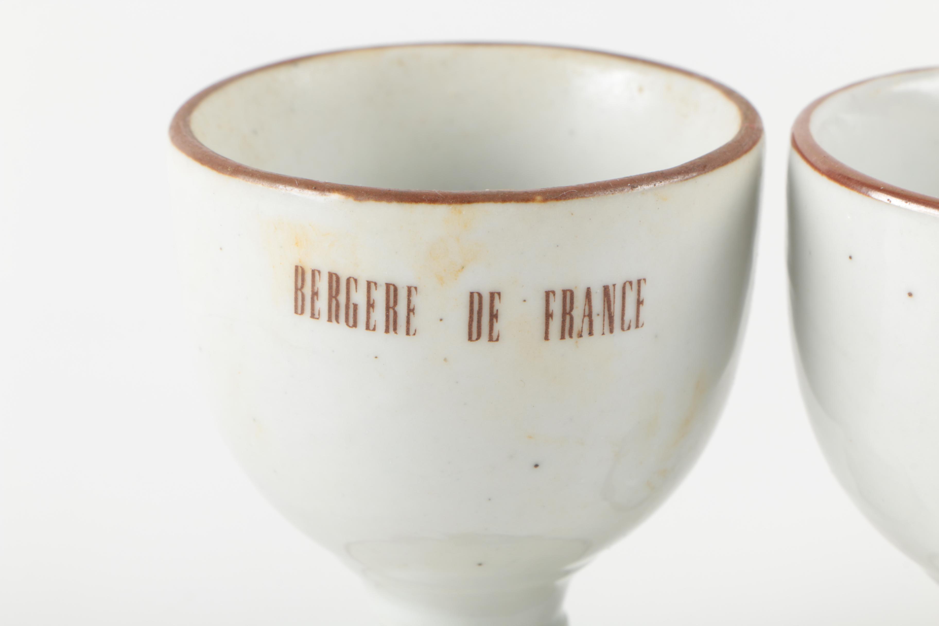 Egg Cups and Gekkeikan Sake Cups