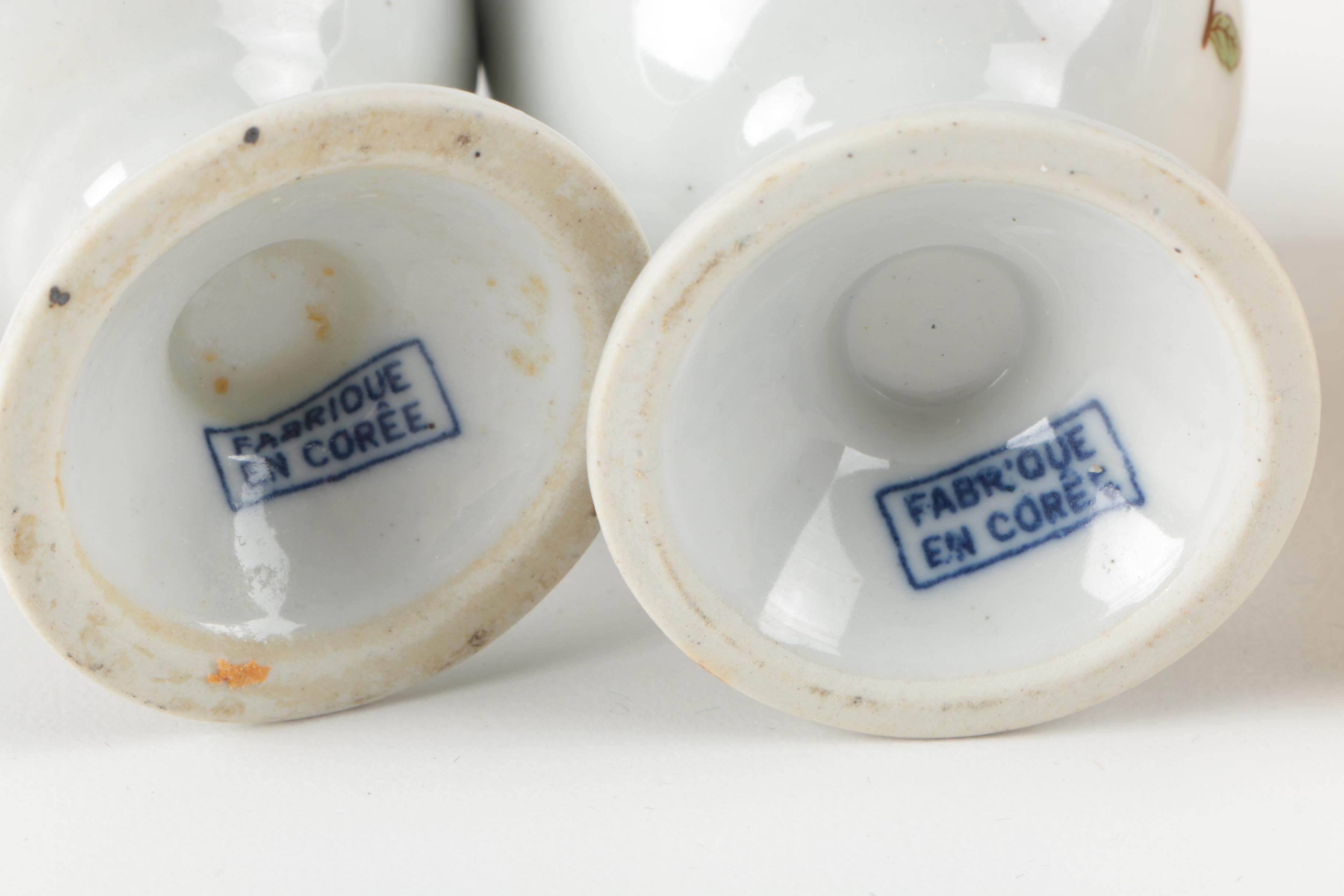 Egg Cups and Gekkeikan Sake Cups