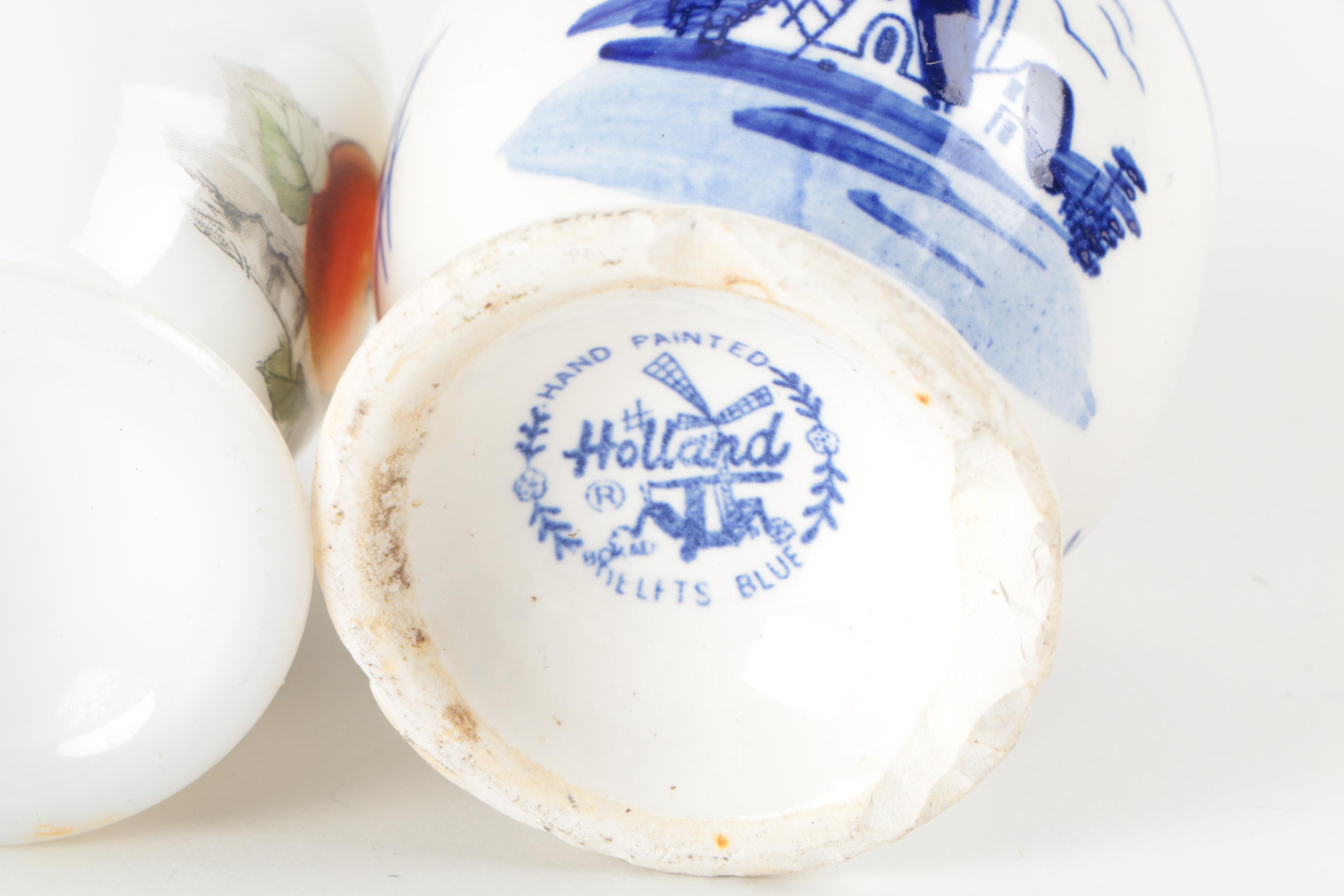 Egg Cups and Gekkeikan Sake Cups