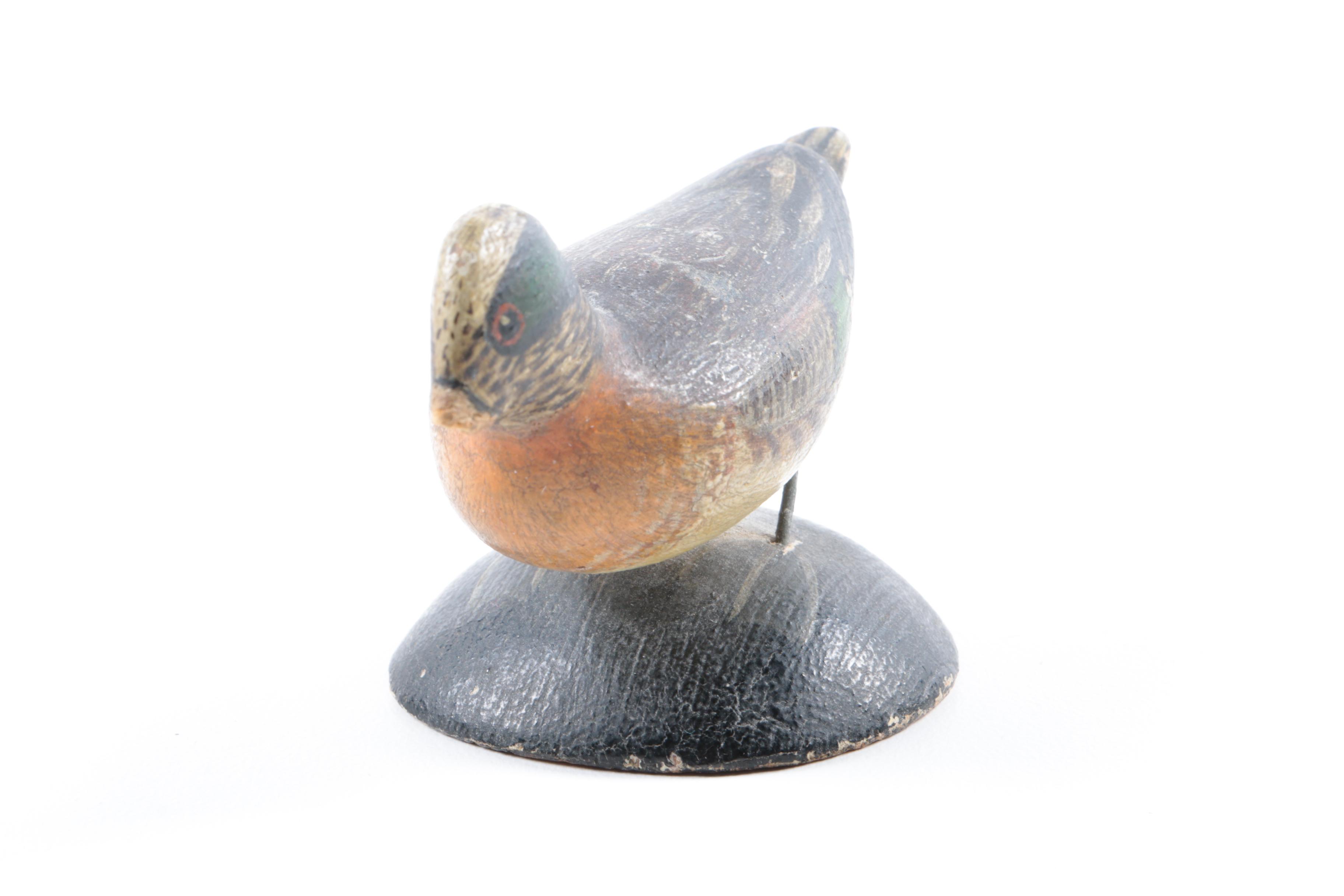 Decorative Wooden Bird Figurines