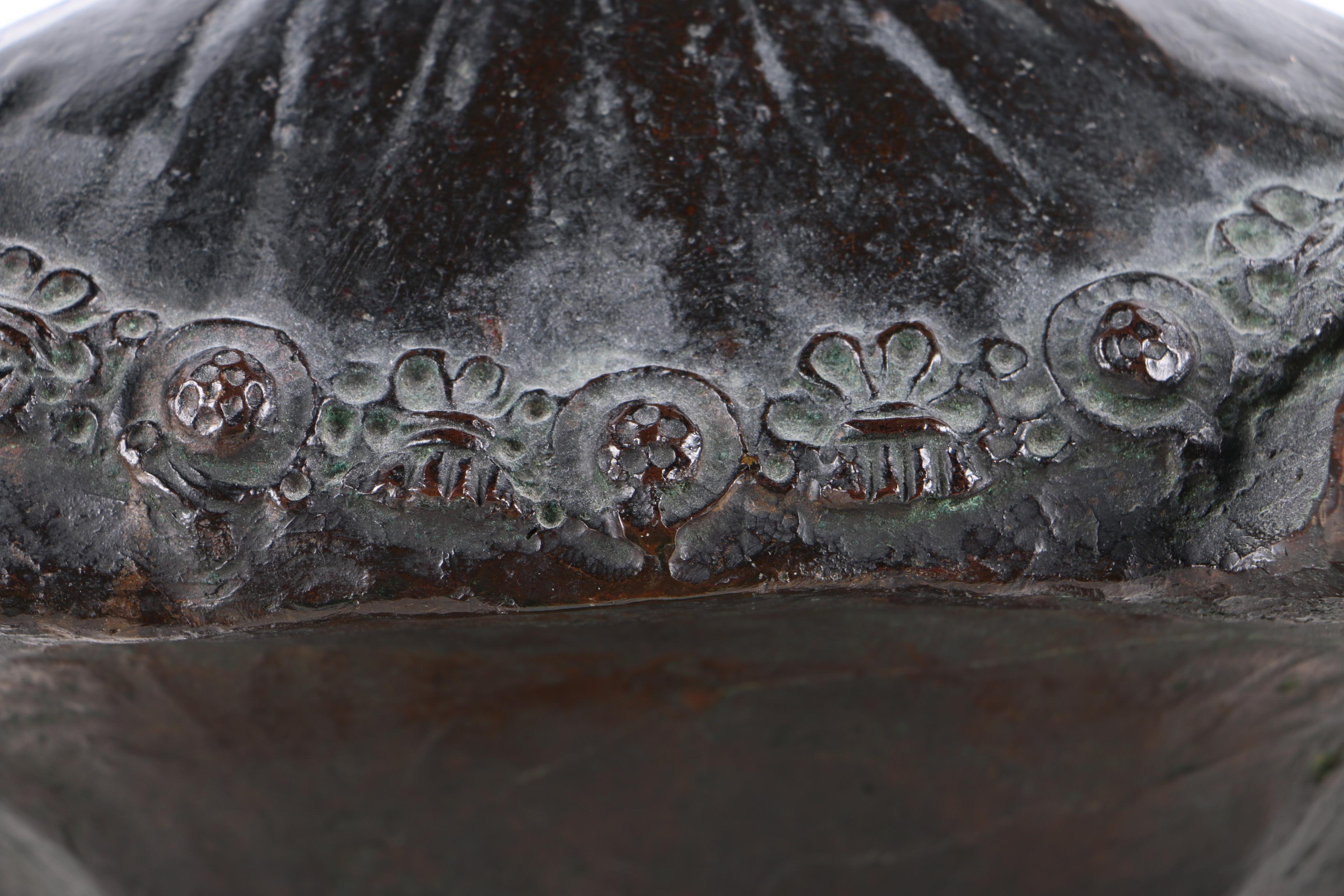 Elkington & Co. London Bronze Bust of King George V Cast After Sydney March