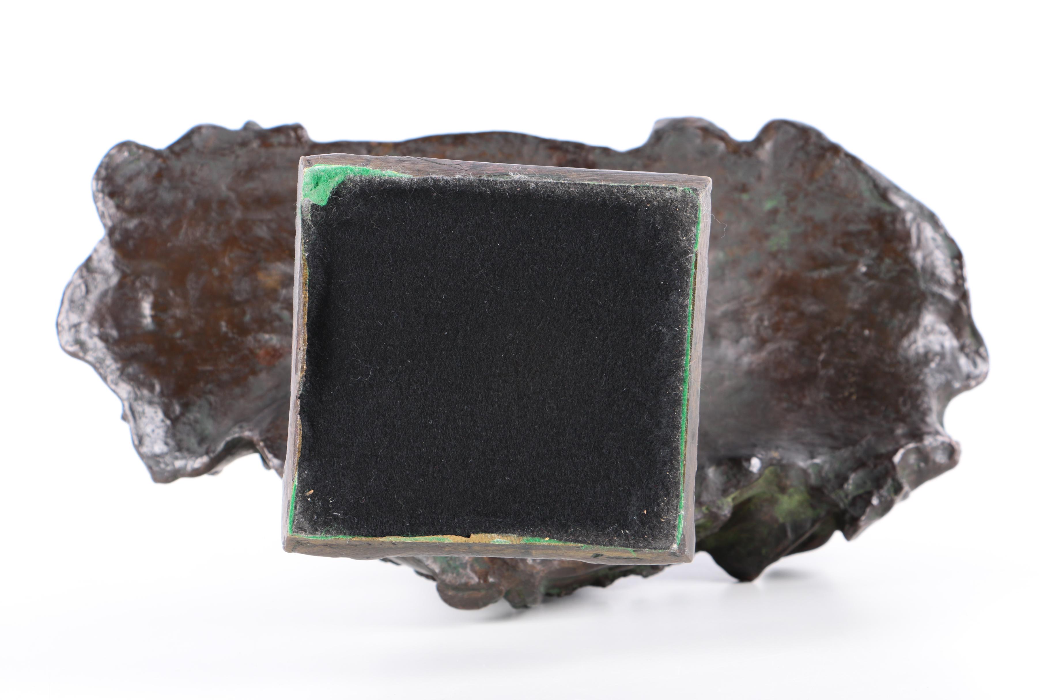 Elkington & Co. London Bronze Bust of King George V Cast After Sydney March