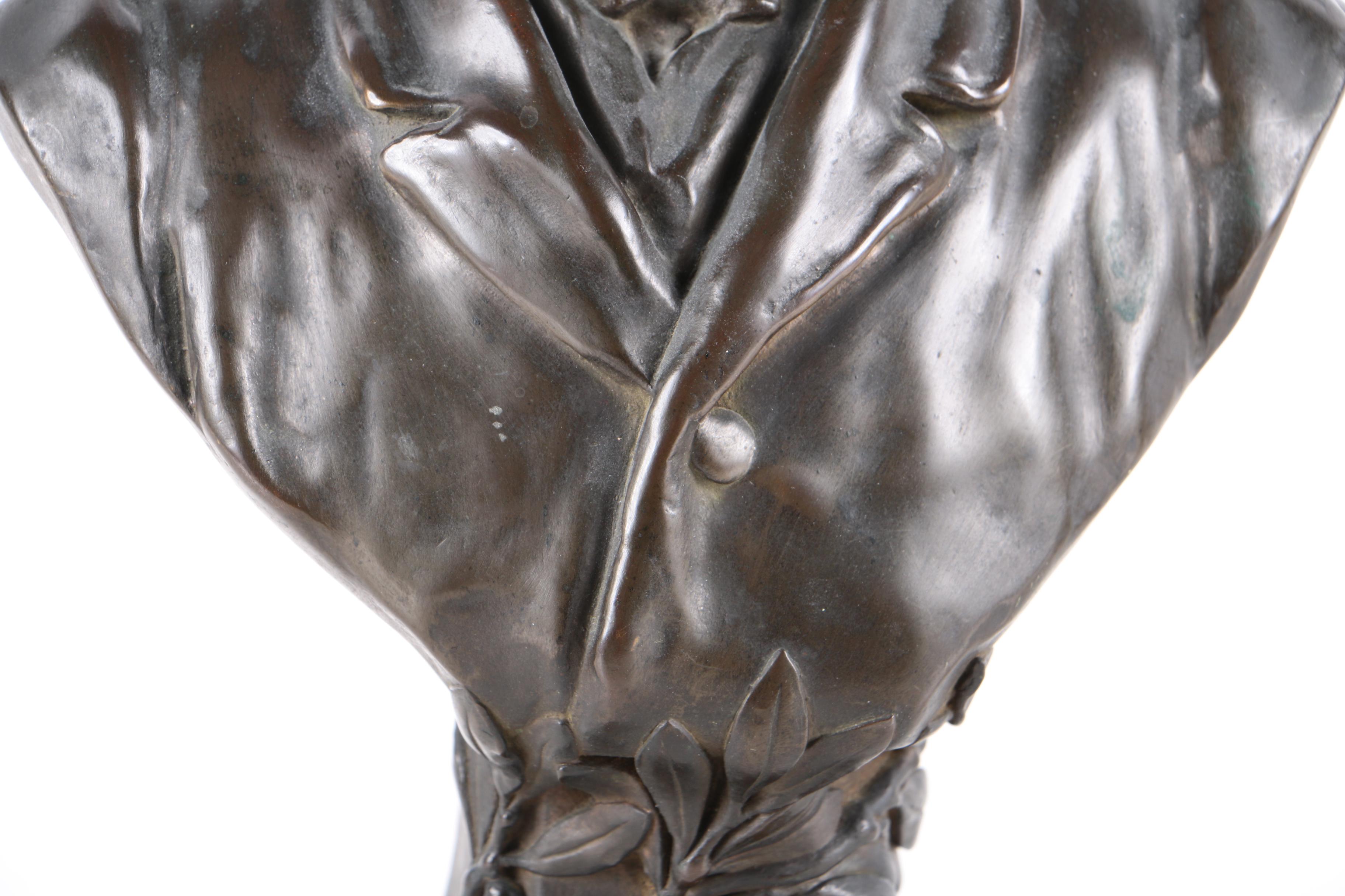 Bronze Bust of Otto von Bismarck  by Kraus